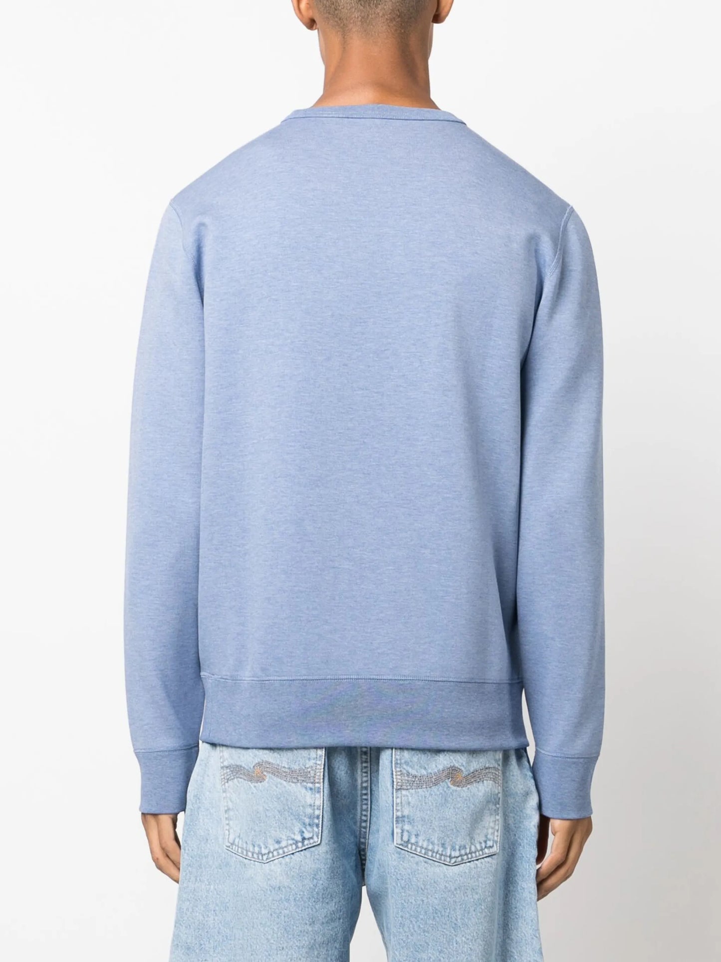 Pony-motif cotton-blend sweatshirt