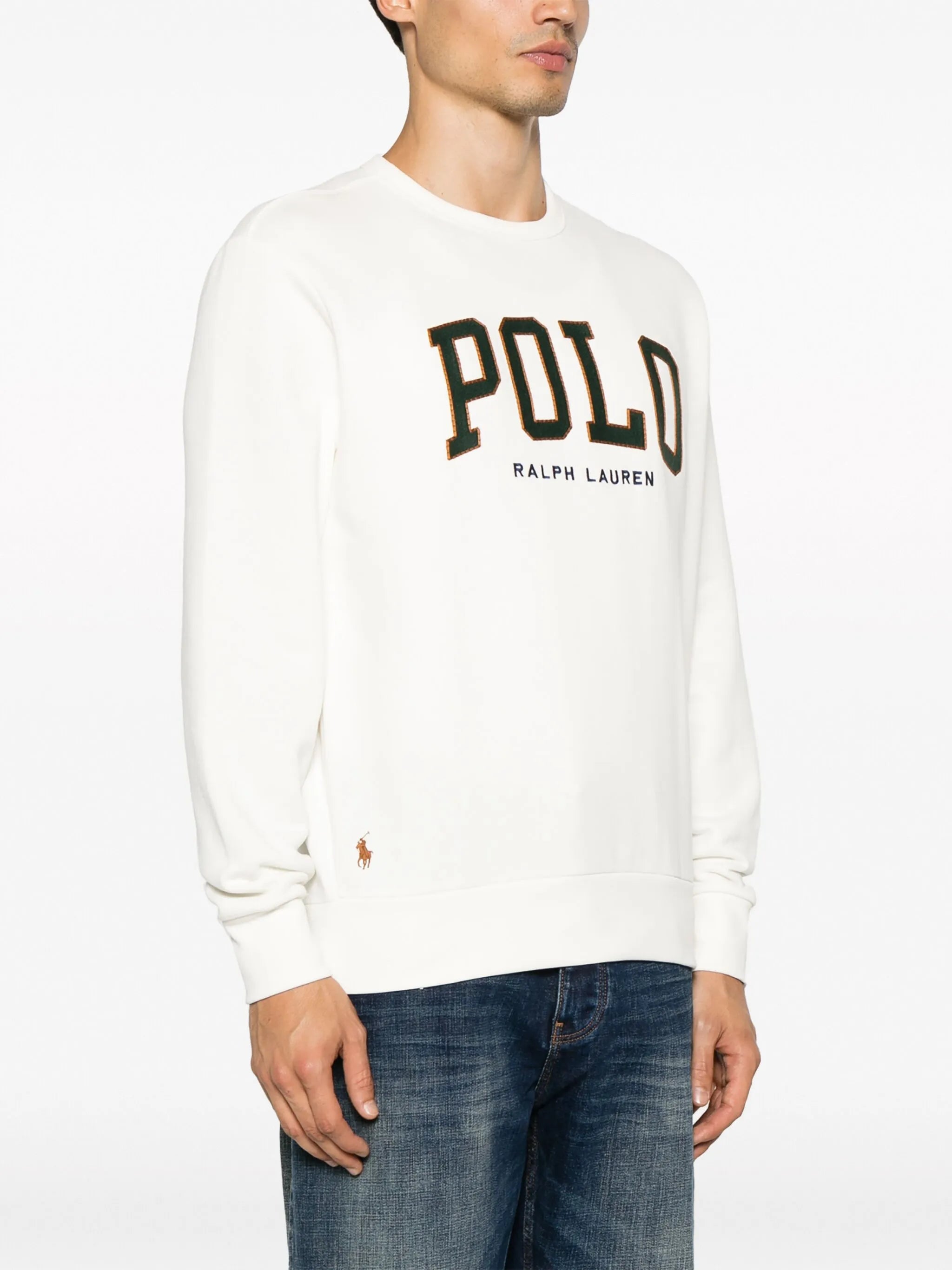 logo-print crew-neck sweatshirt