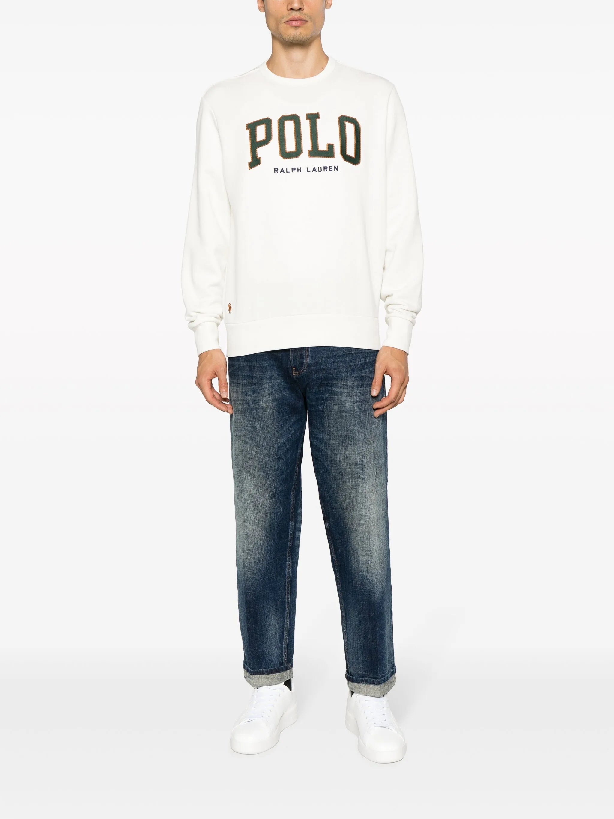 logo-print crew-neck sweatshirt