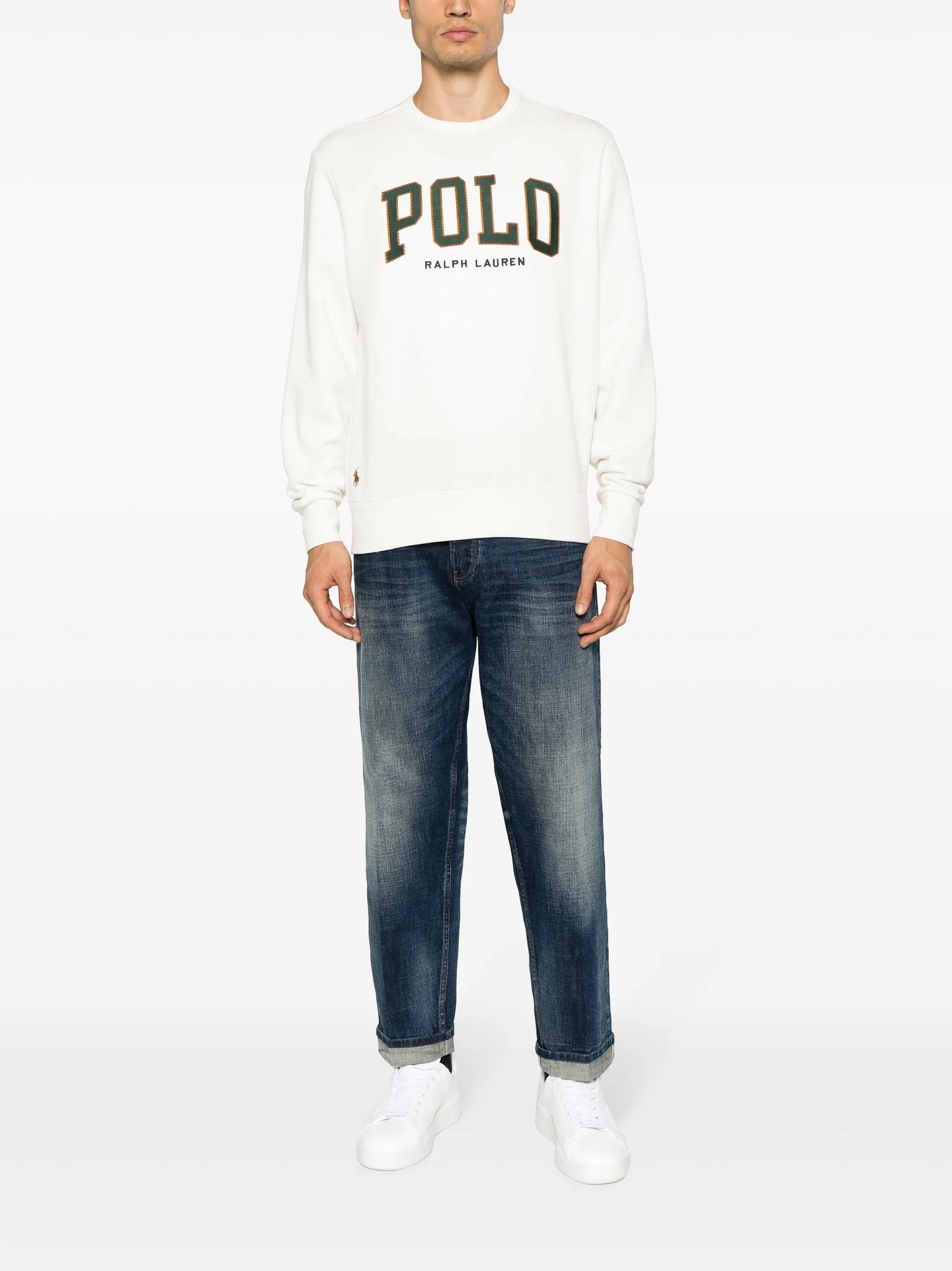 logo-print crew-neck sweatshirt
