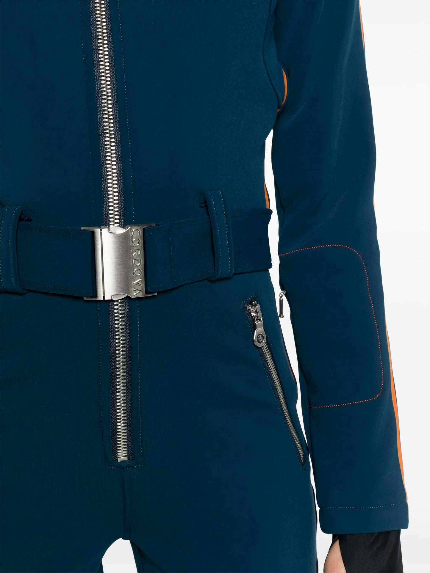 Corsa belted ski jumpsuit
