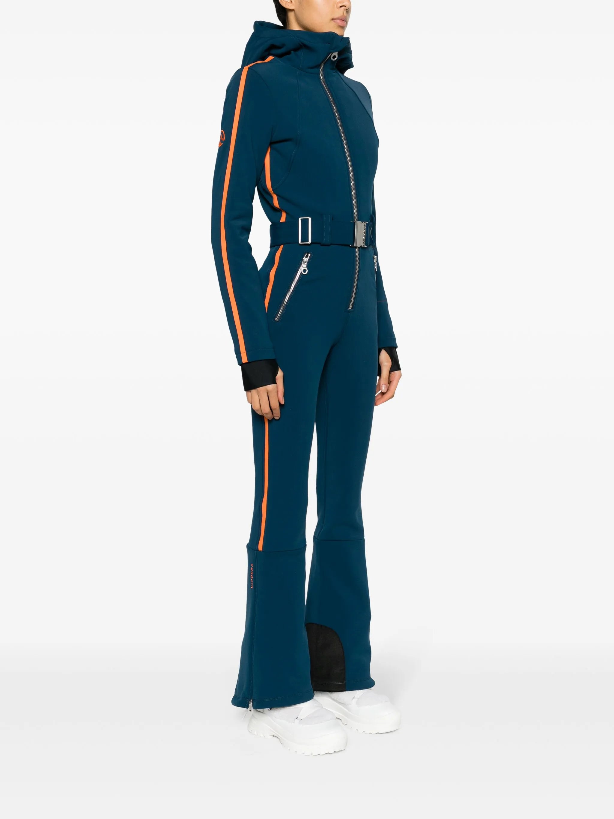 Corsa belted ski jumpsuit