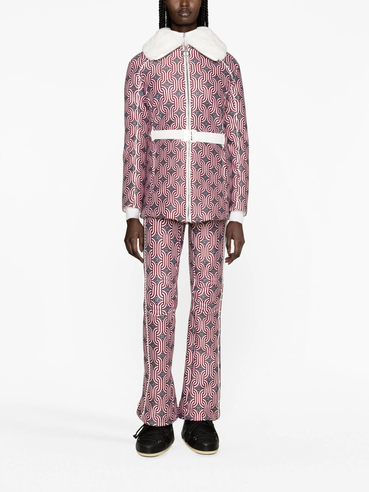 Clea seventies-print ski jacket