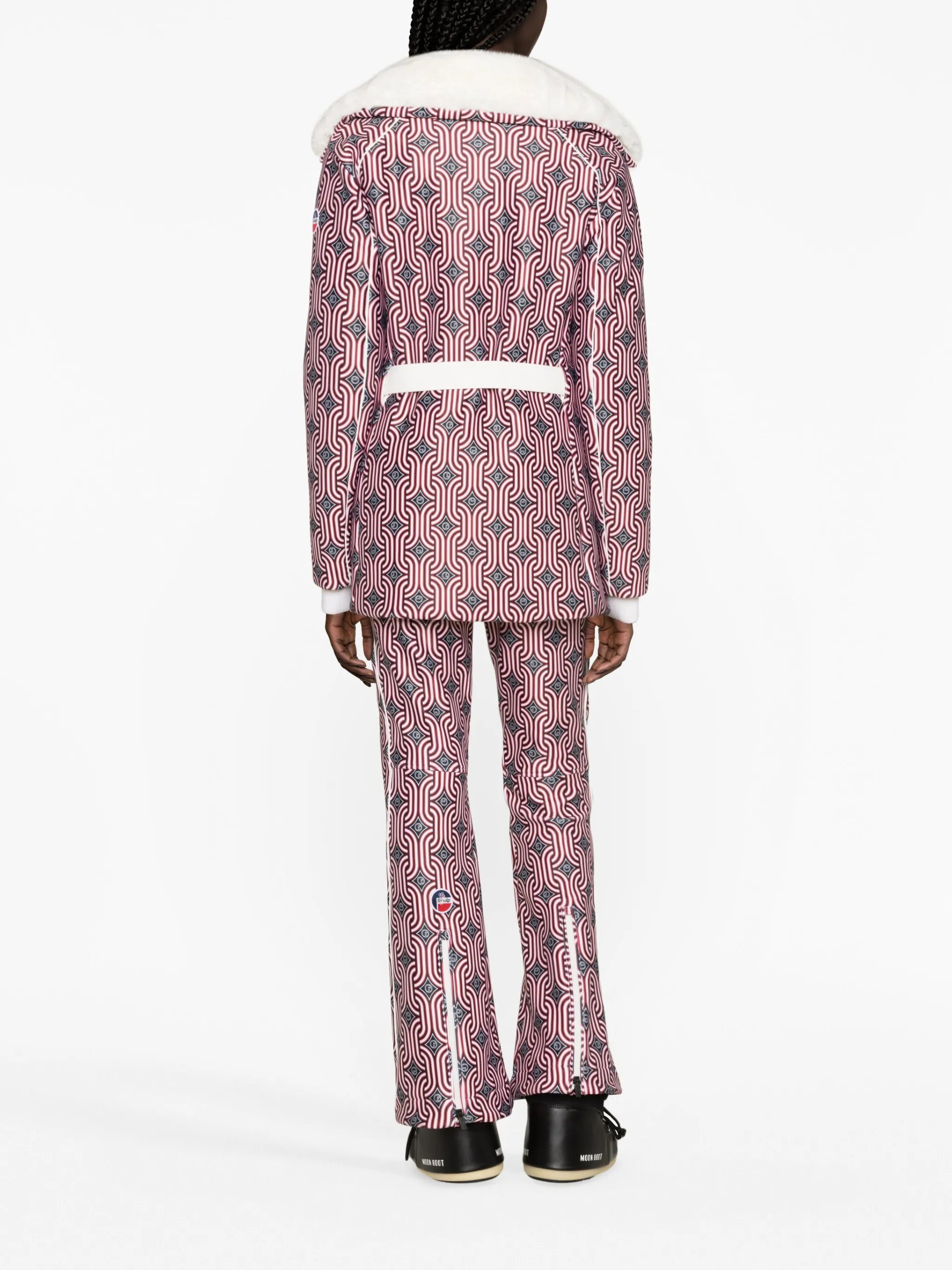 Clea seventies-print ski jacket