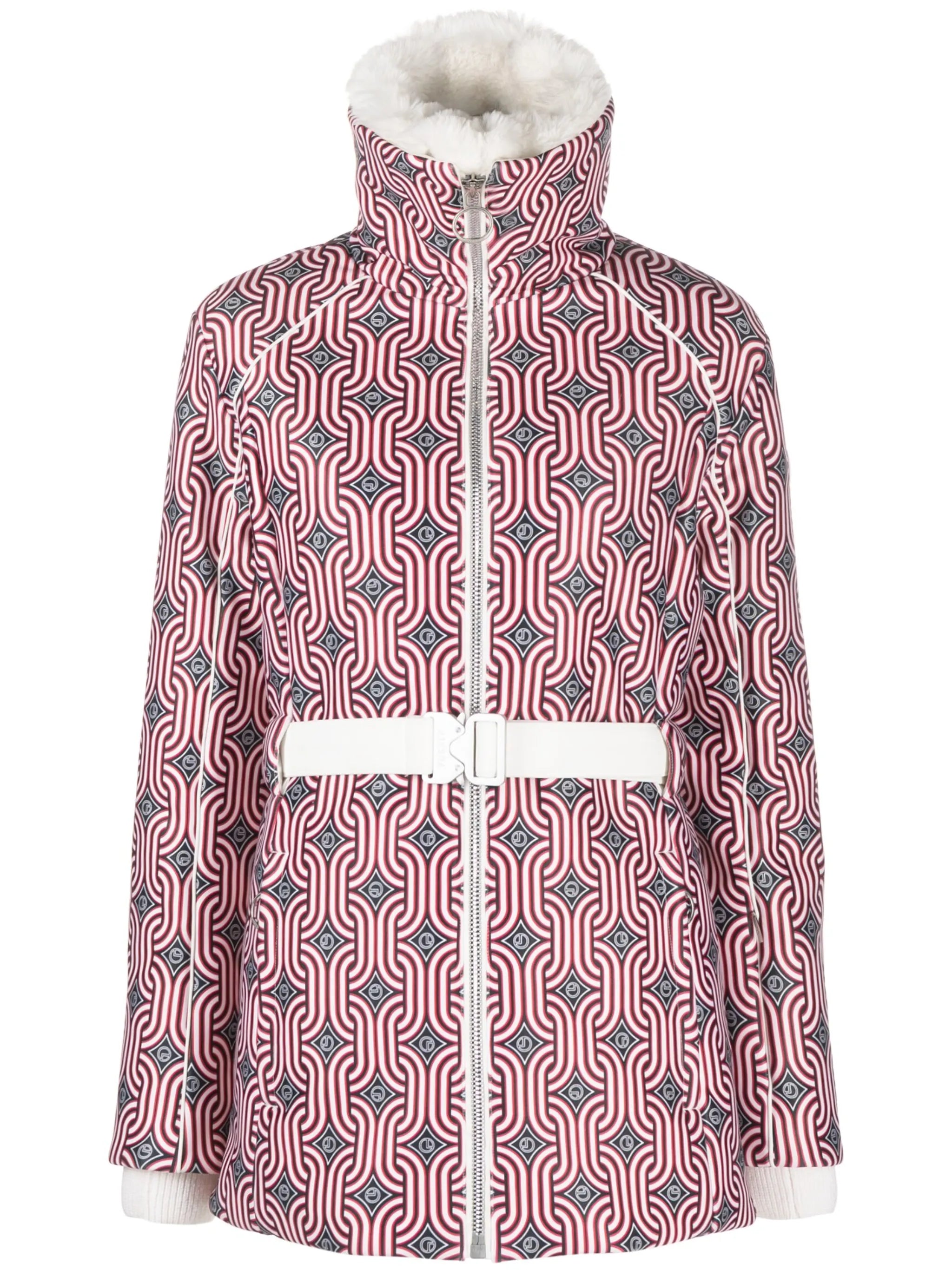 Clea seventies-print ski jacket