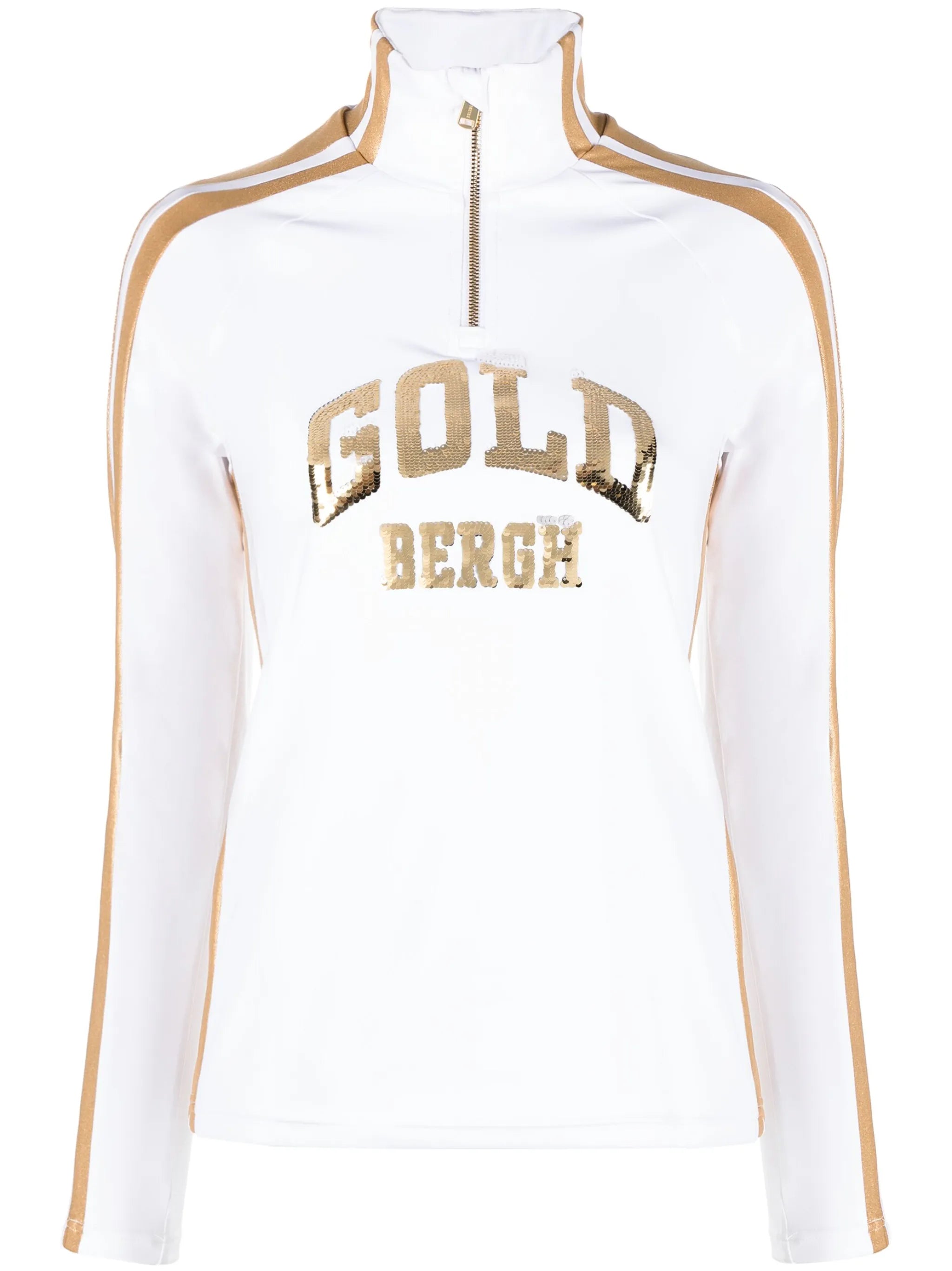 Goblet sequin-embellished ski top