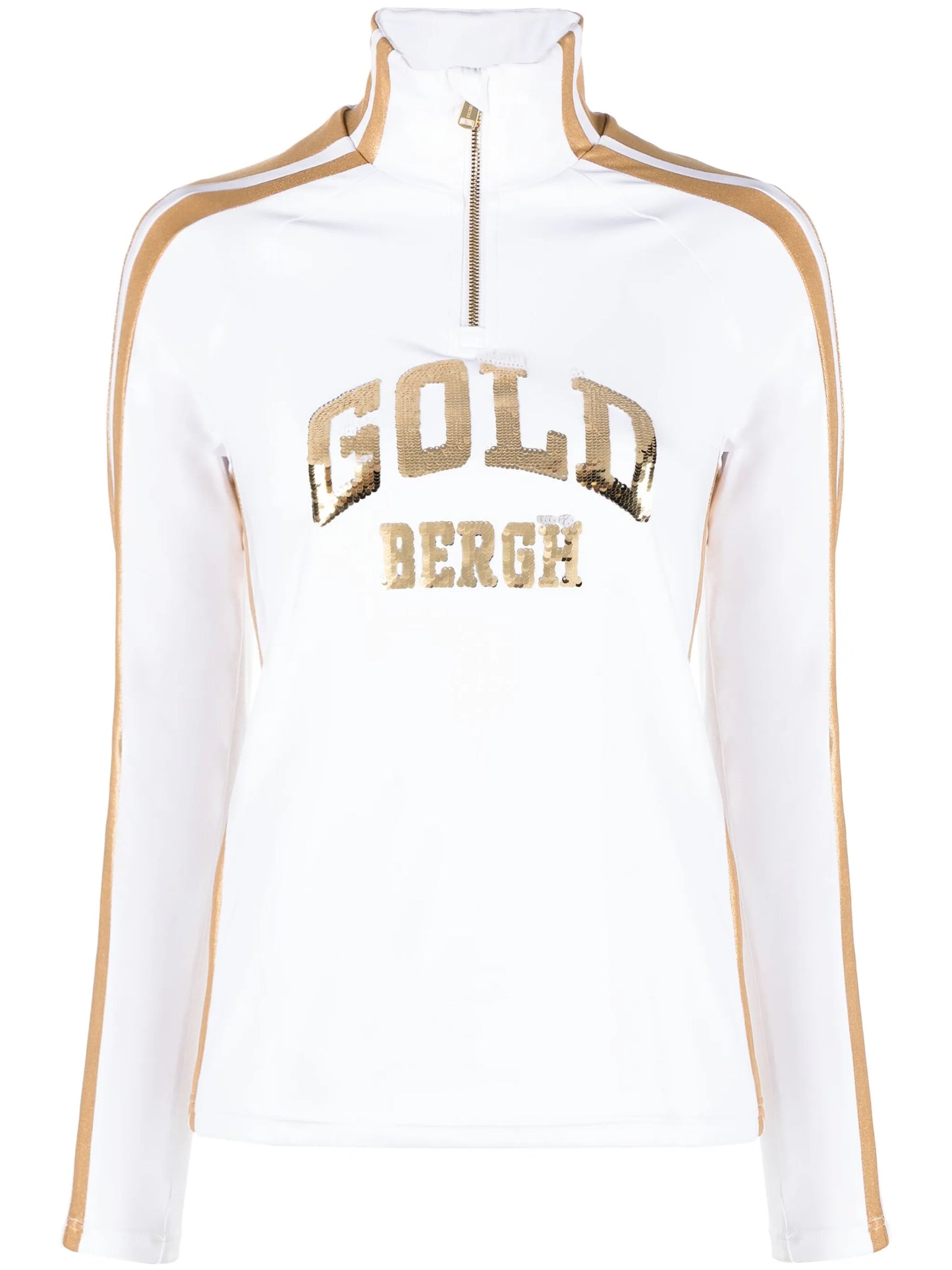 Goblet sequin-embellished ski top