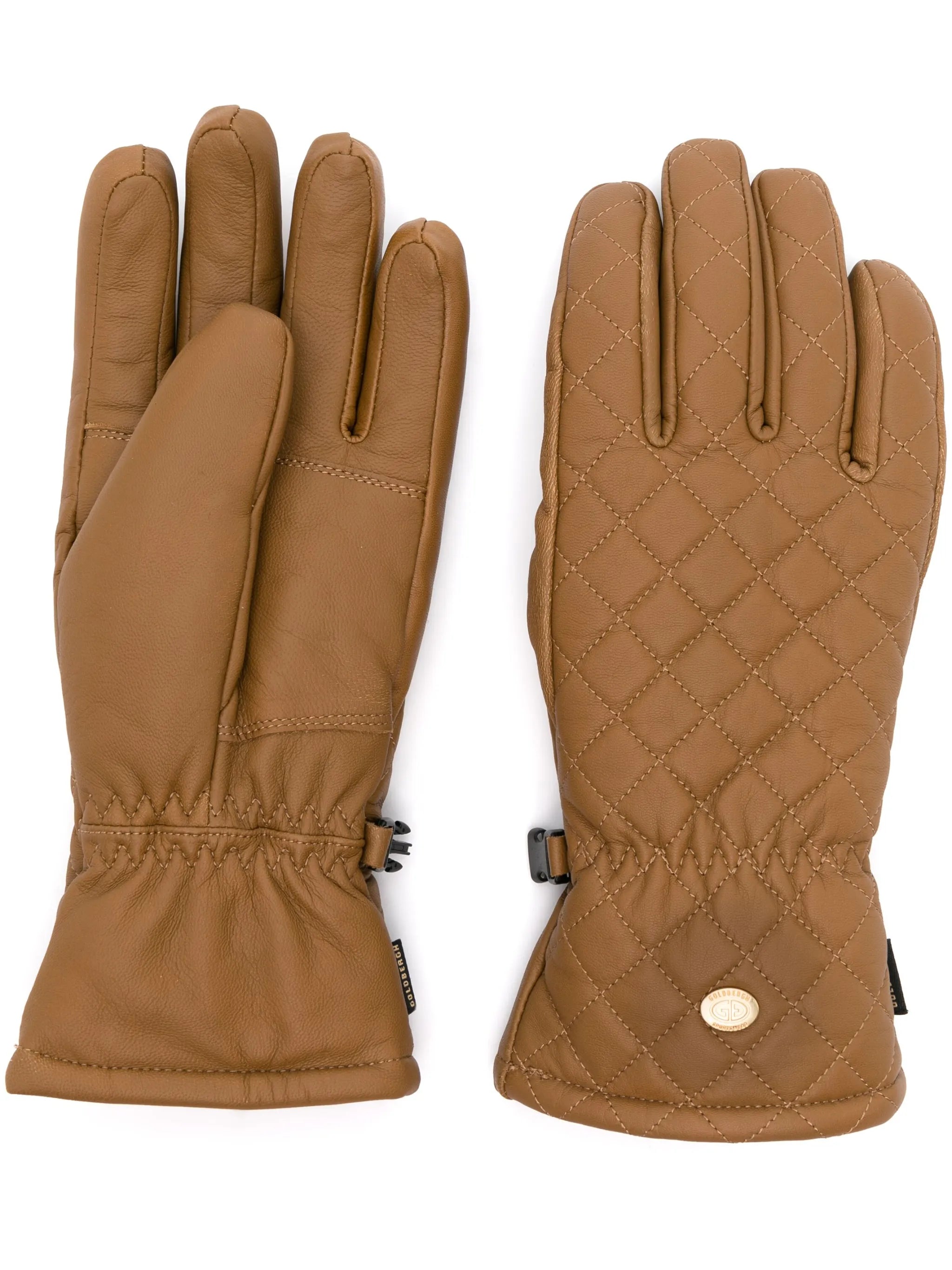 Nishi quilted ski gloves