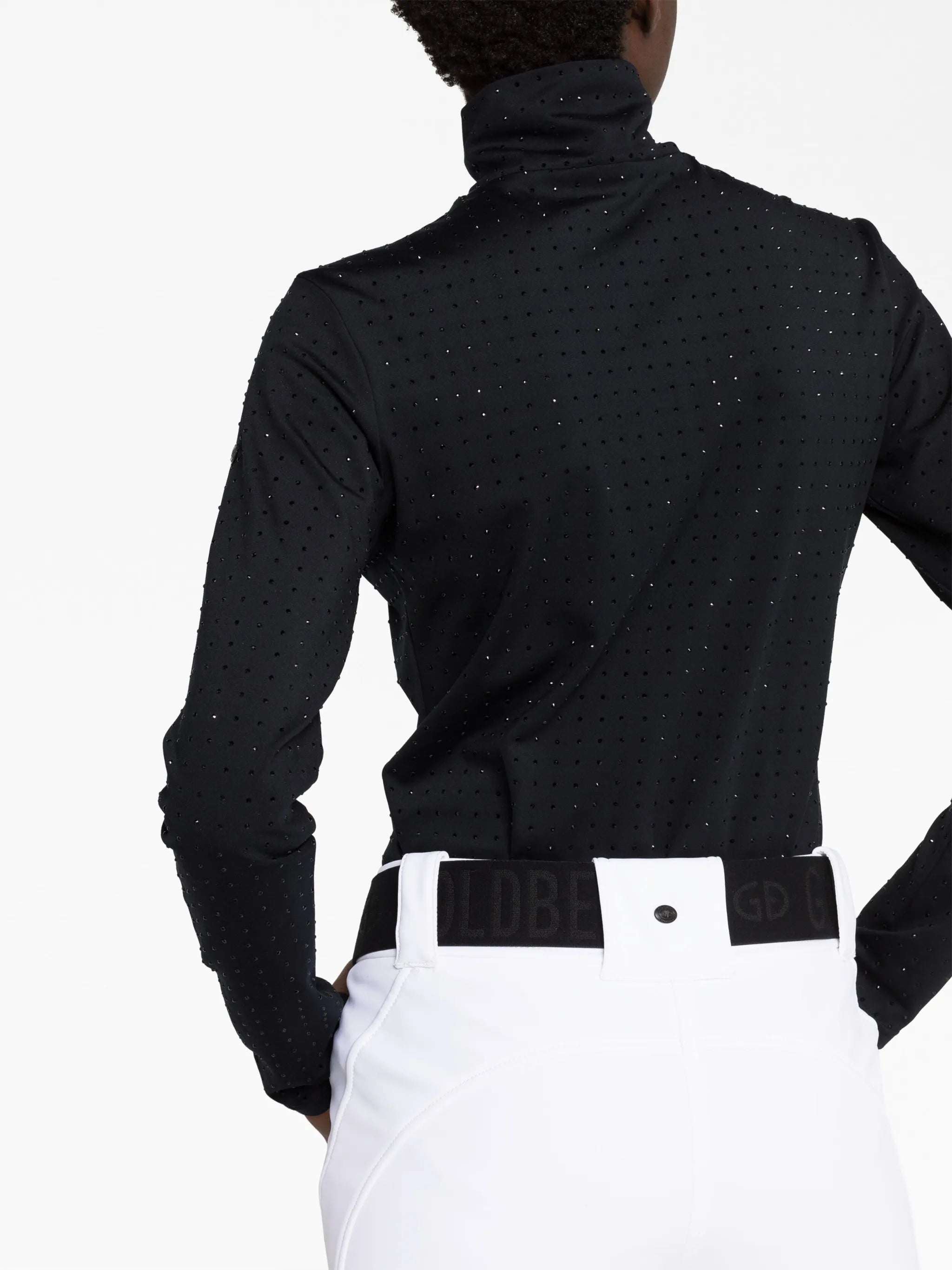 rhinestone-embellished ski top