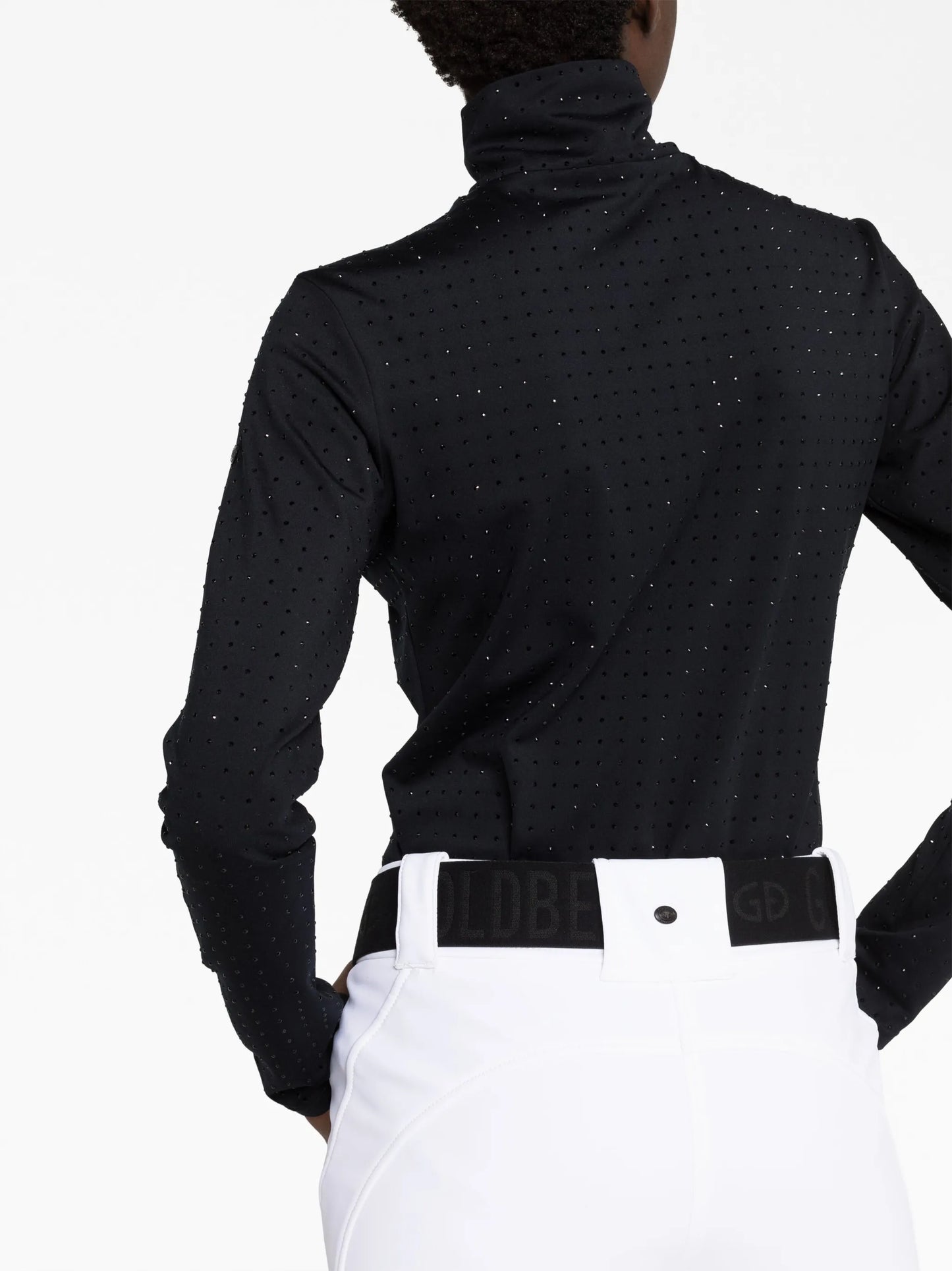 rhinestone-embellished ski top