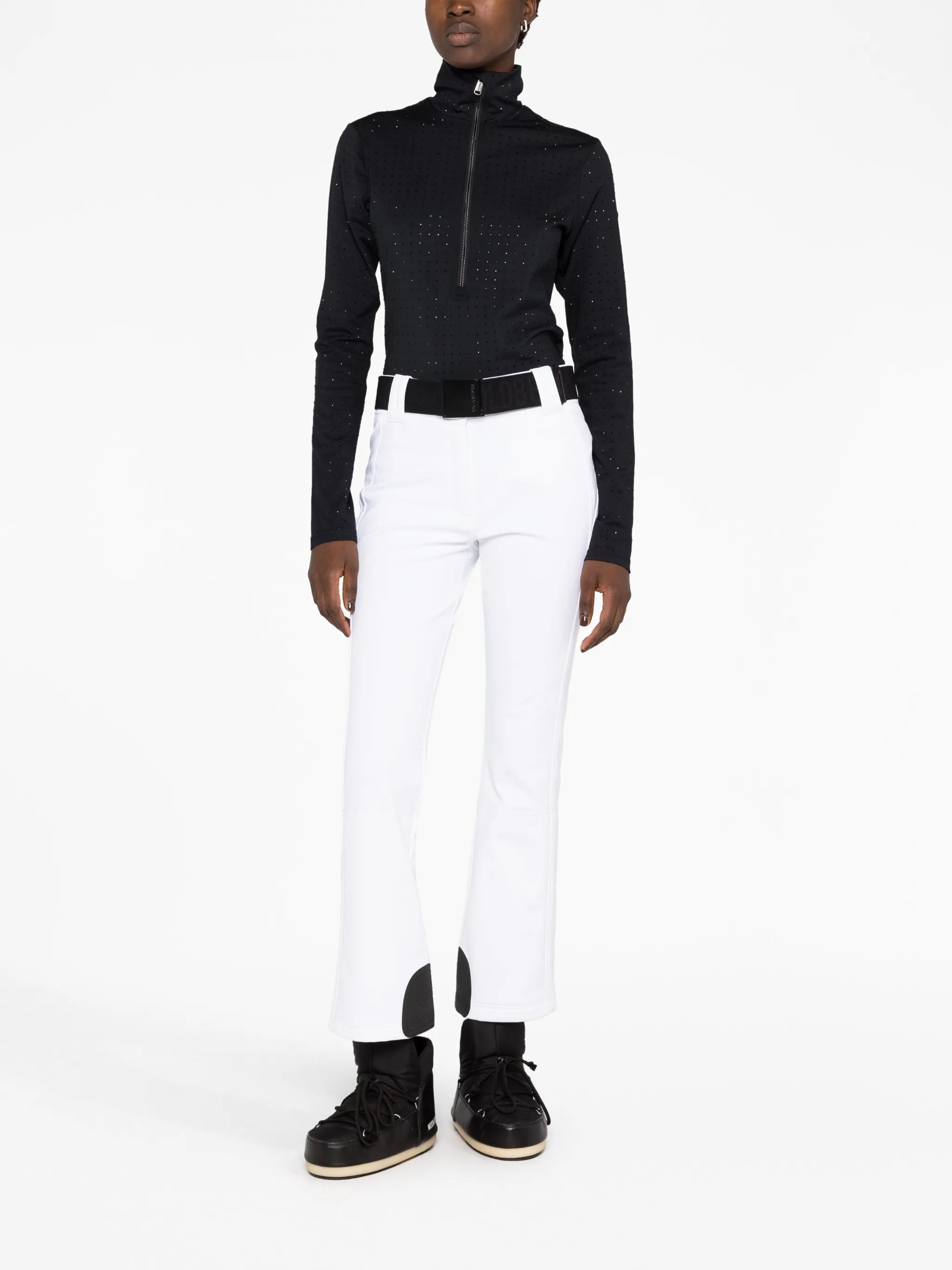 rhinestone-embellished ski top