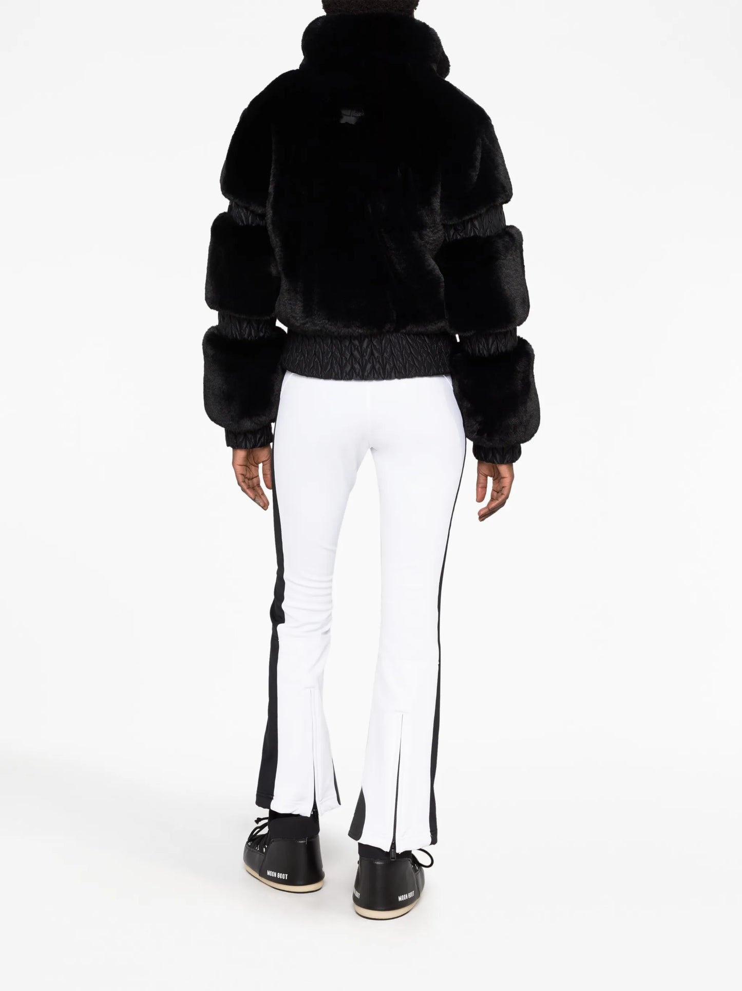 Furry faux-fur jacket