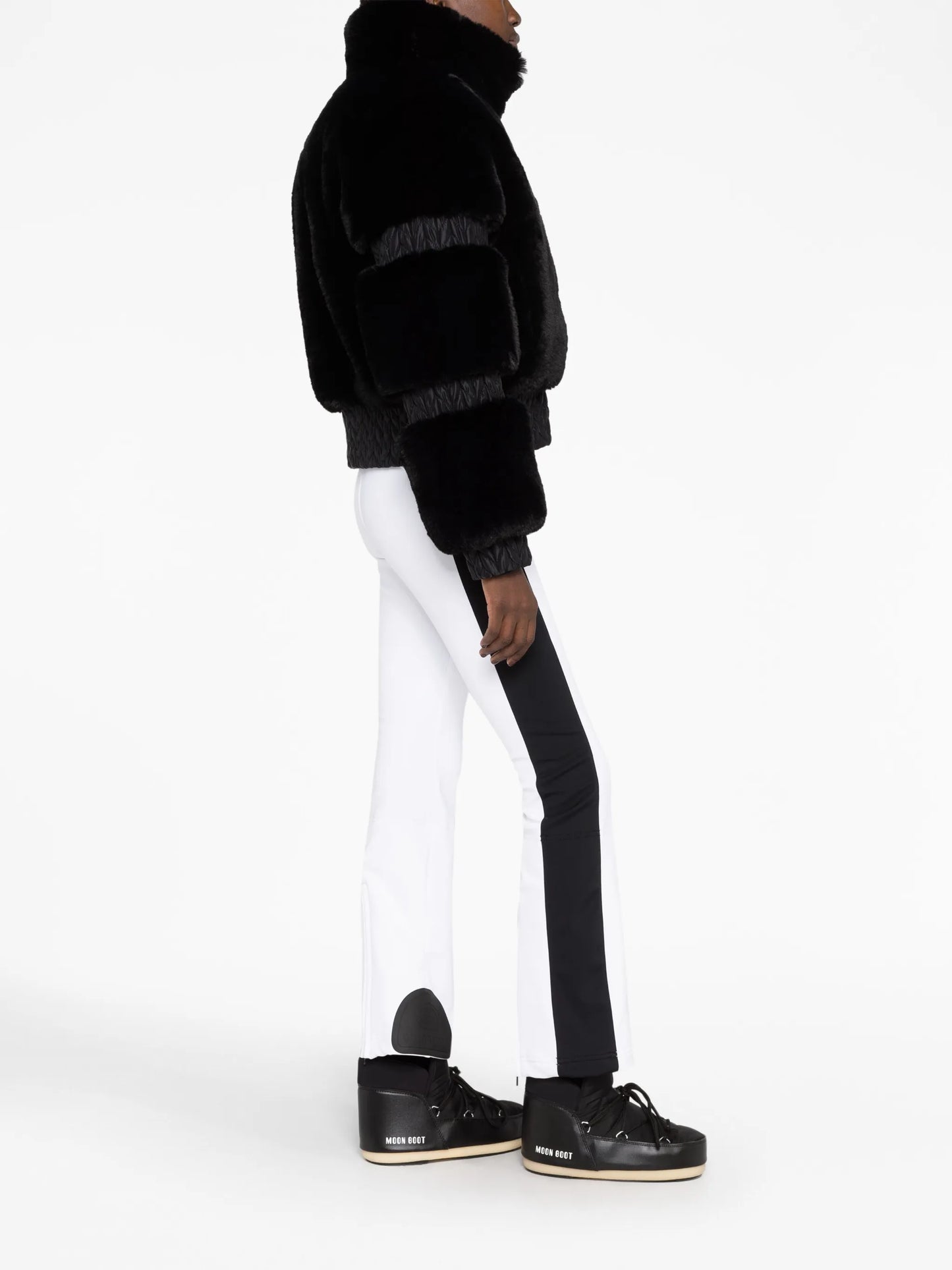 Furry faux-fur jacket