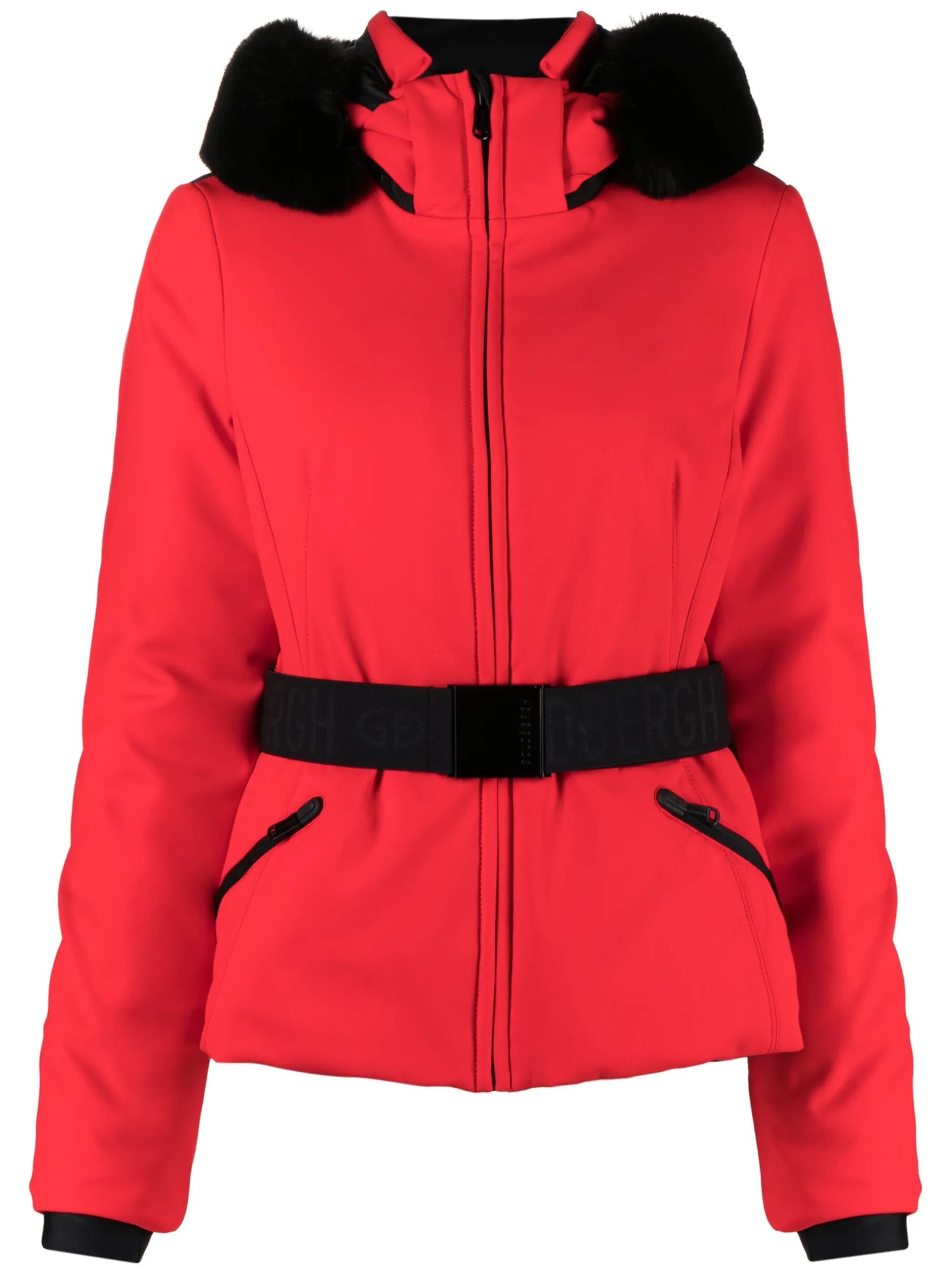 Hida belted ski jacket