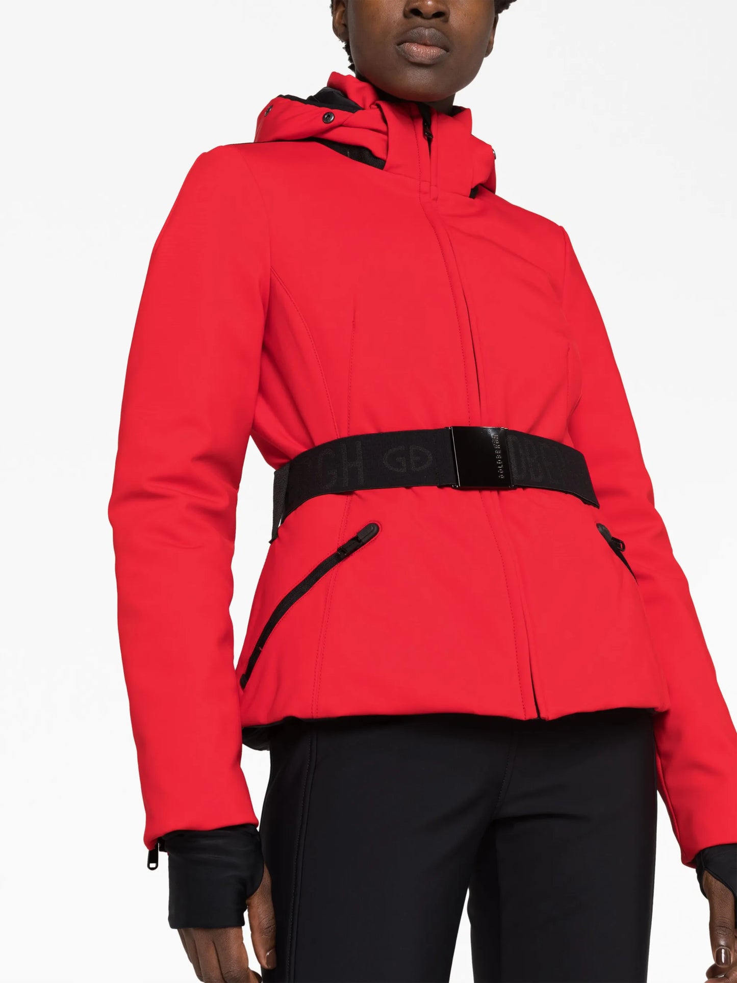 Hida belted ski jacket