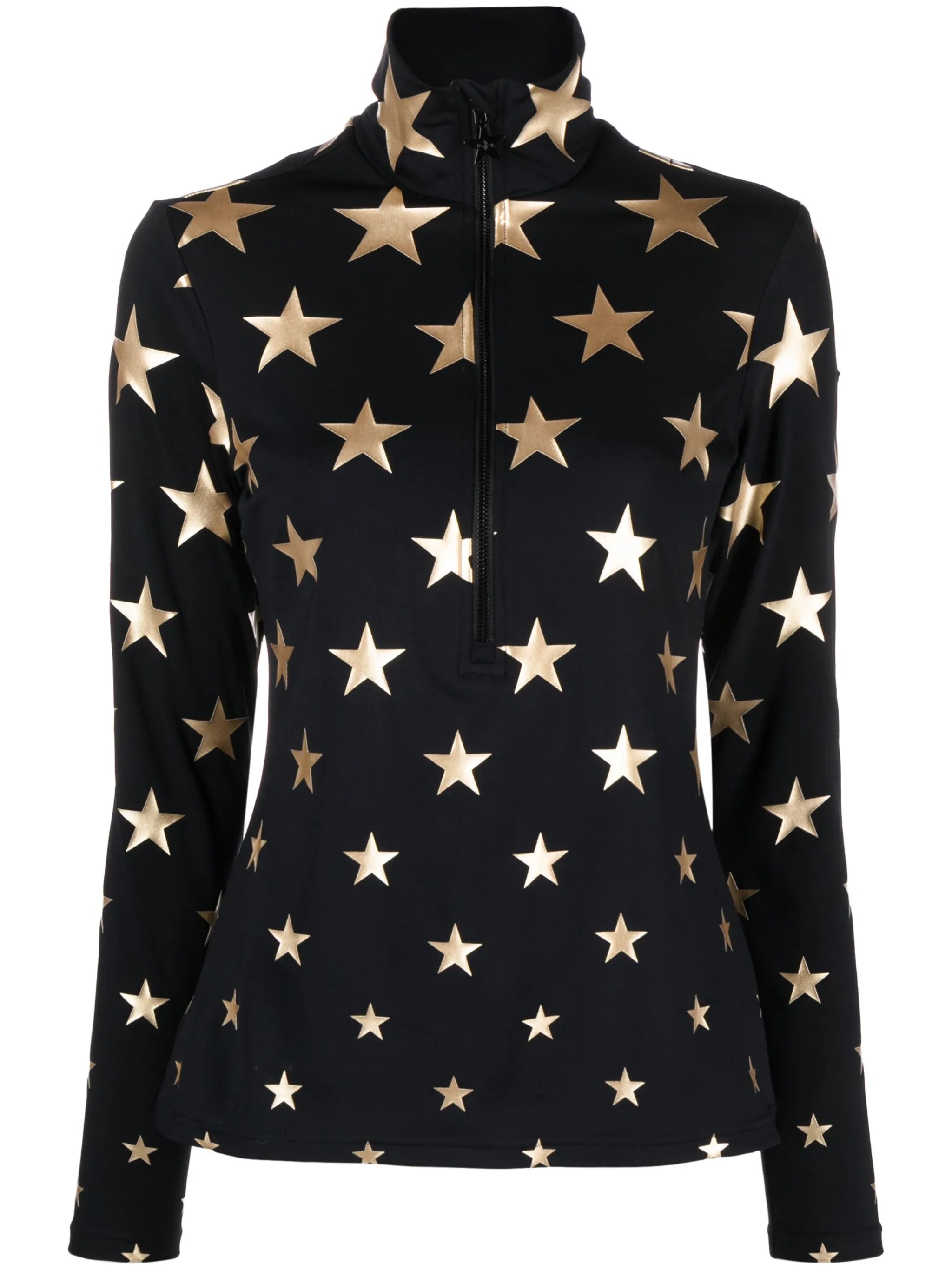 star-print ski top