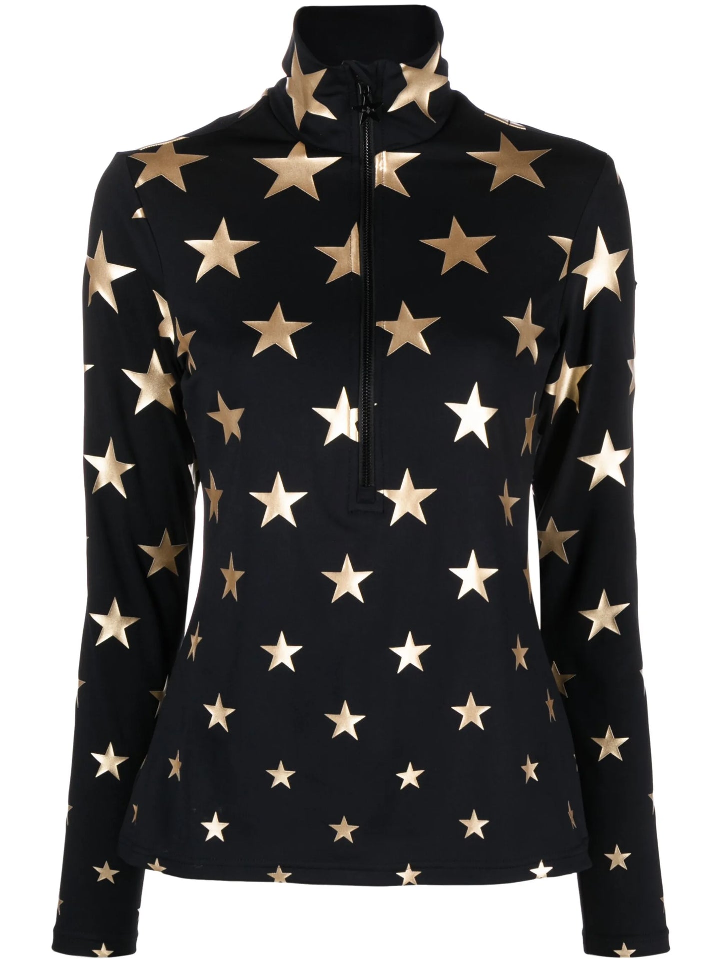 star-print ski top