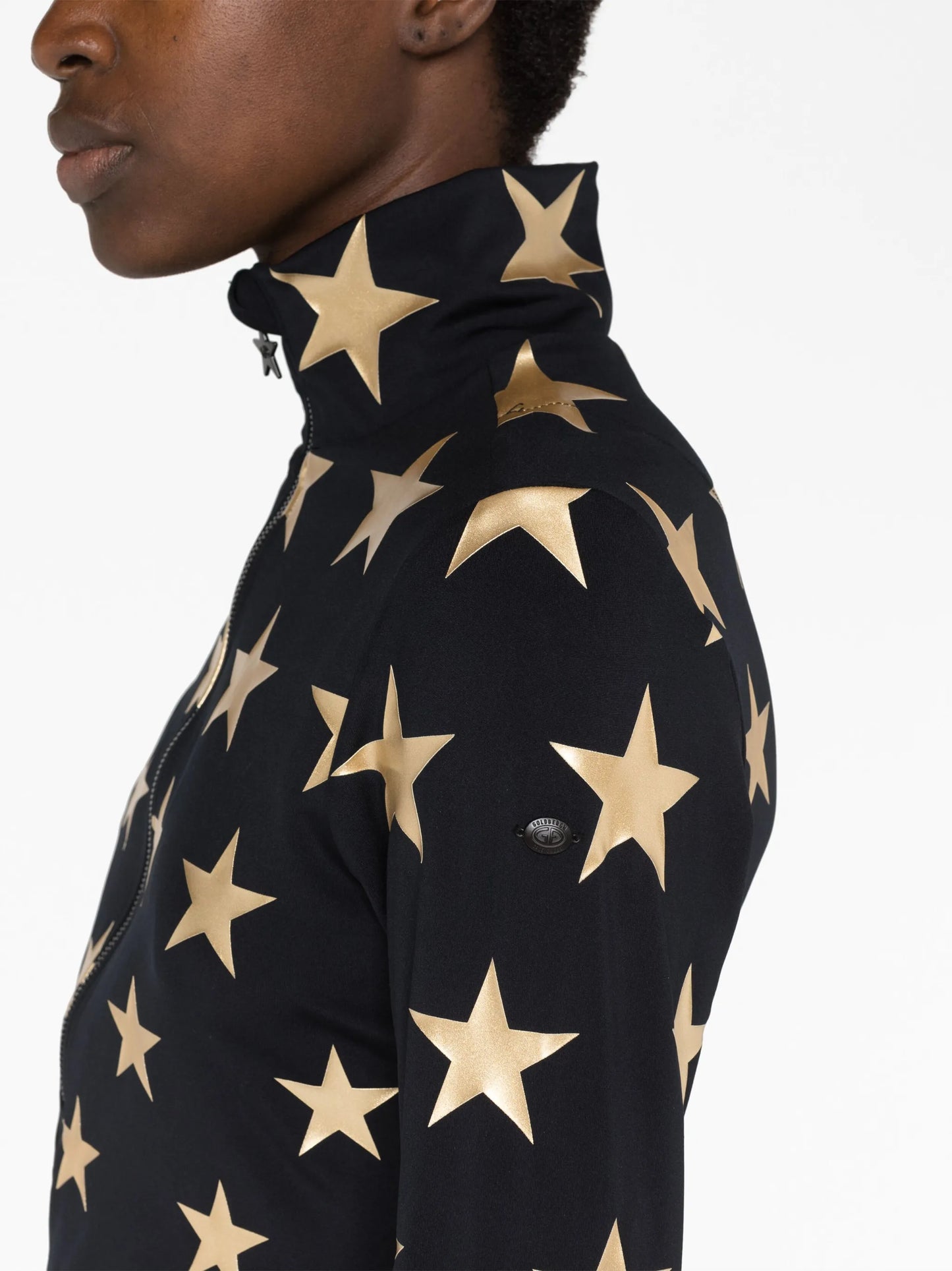 star-print ski top