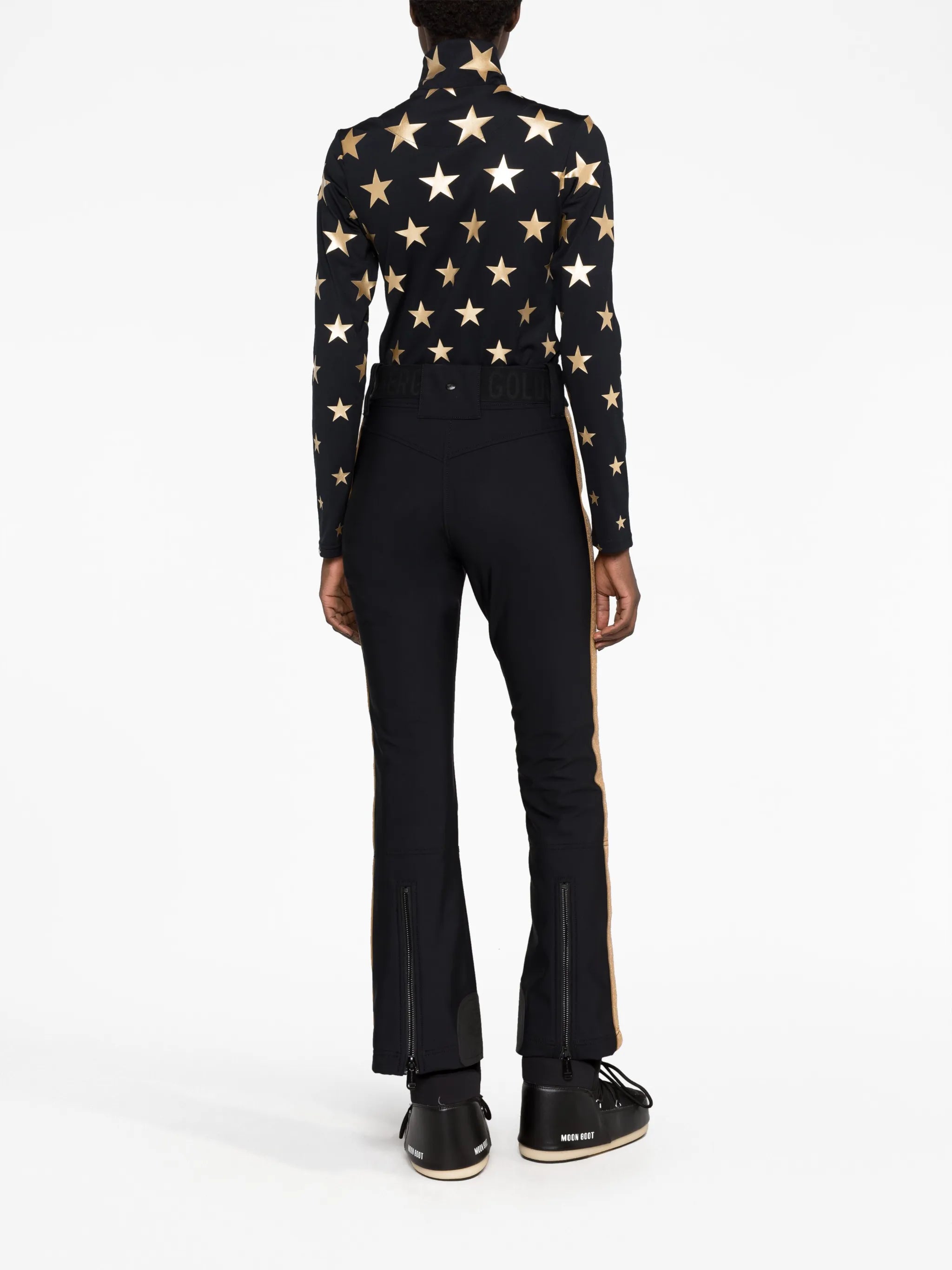 star-print ski top