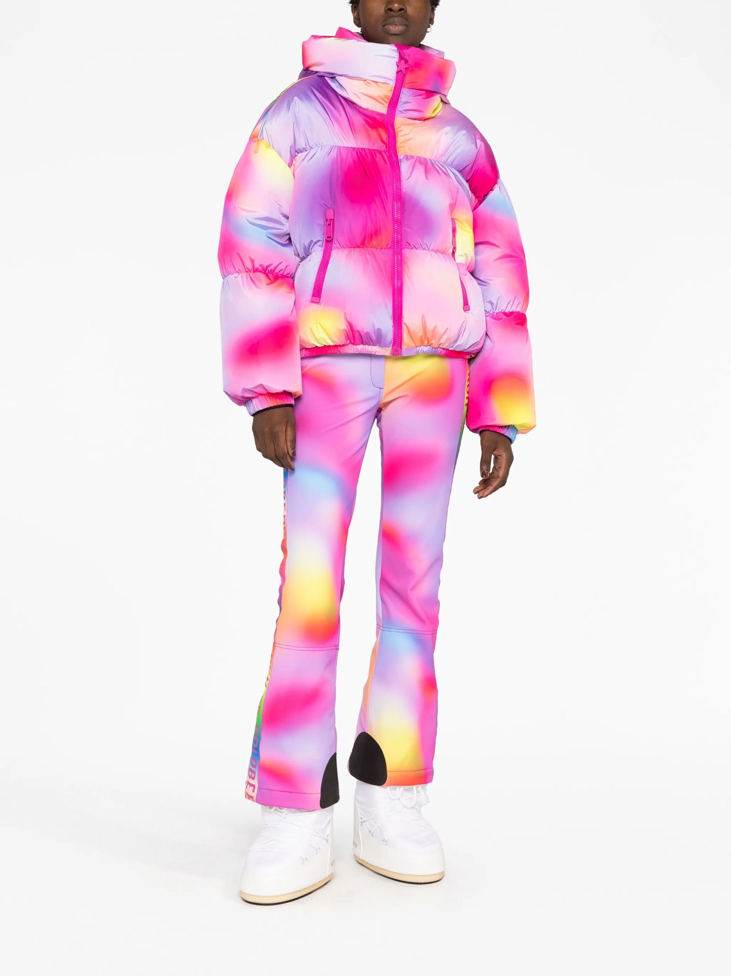 Supernova heatmap-print ski pants