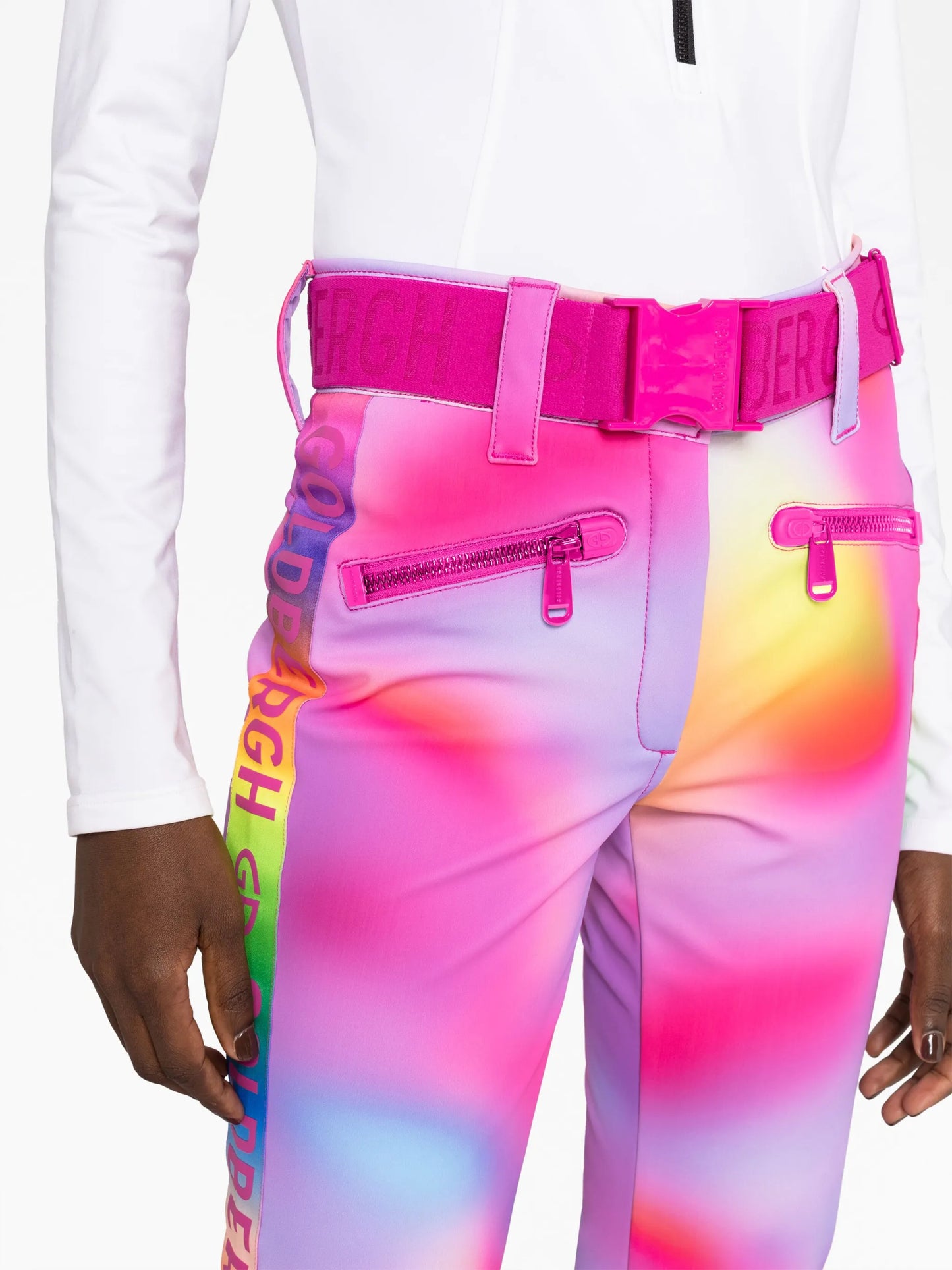 Supernova heatmap-print ski pants