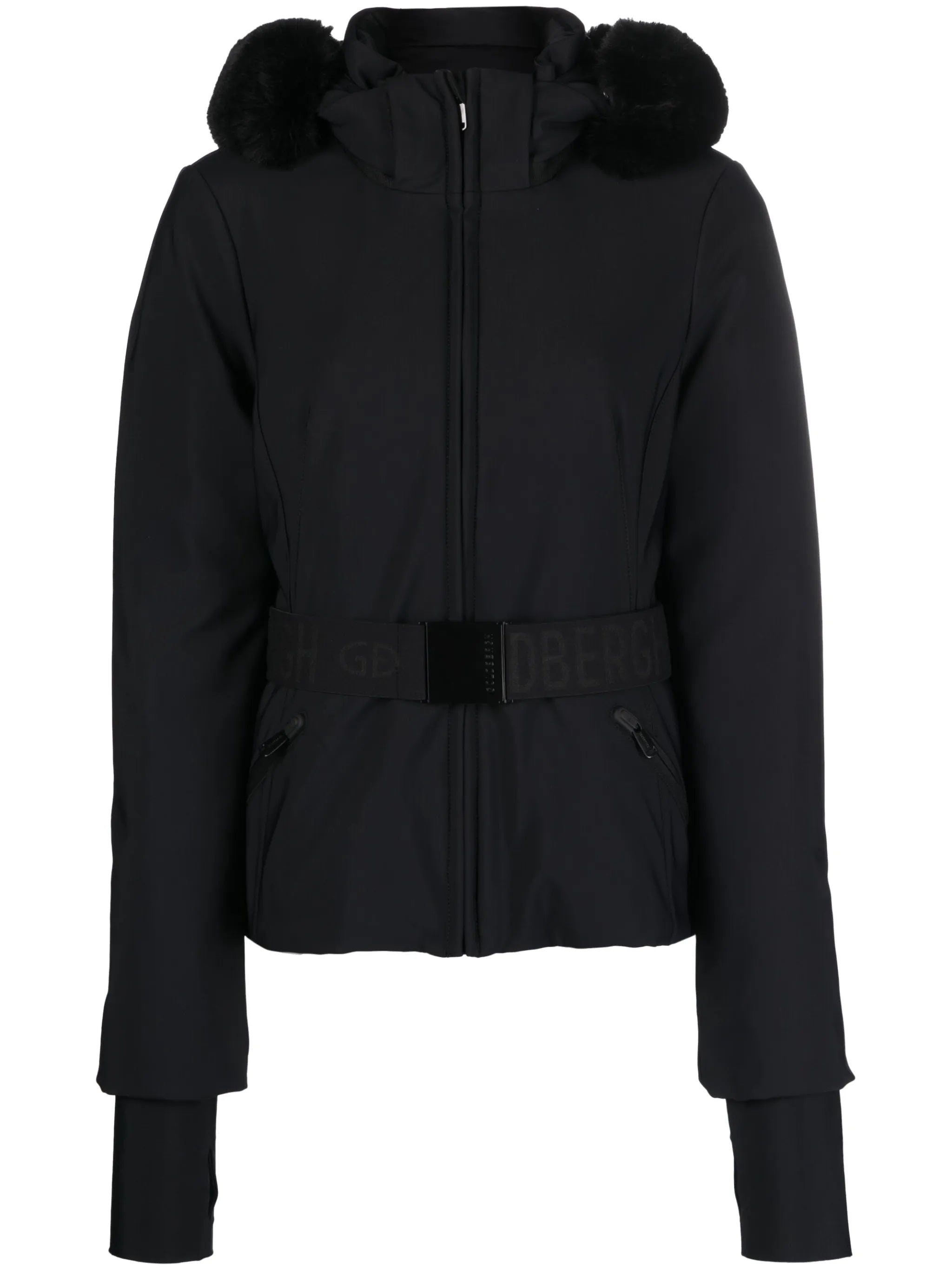 Hida belted ski jacket