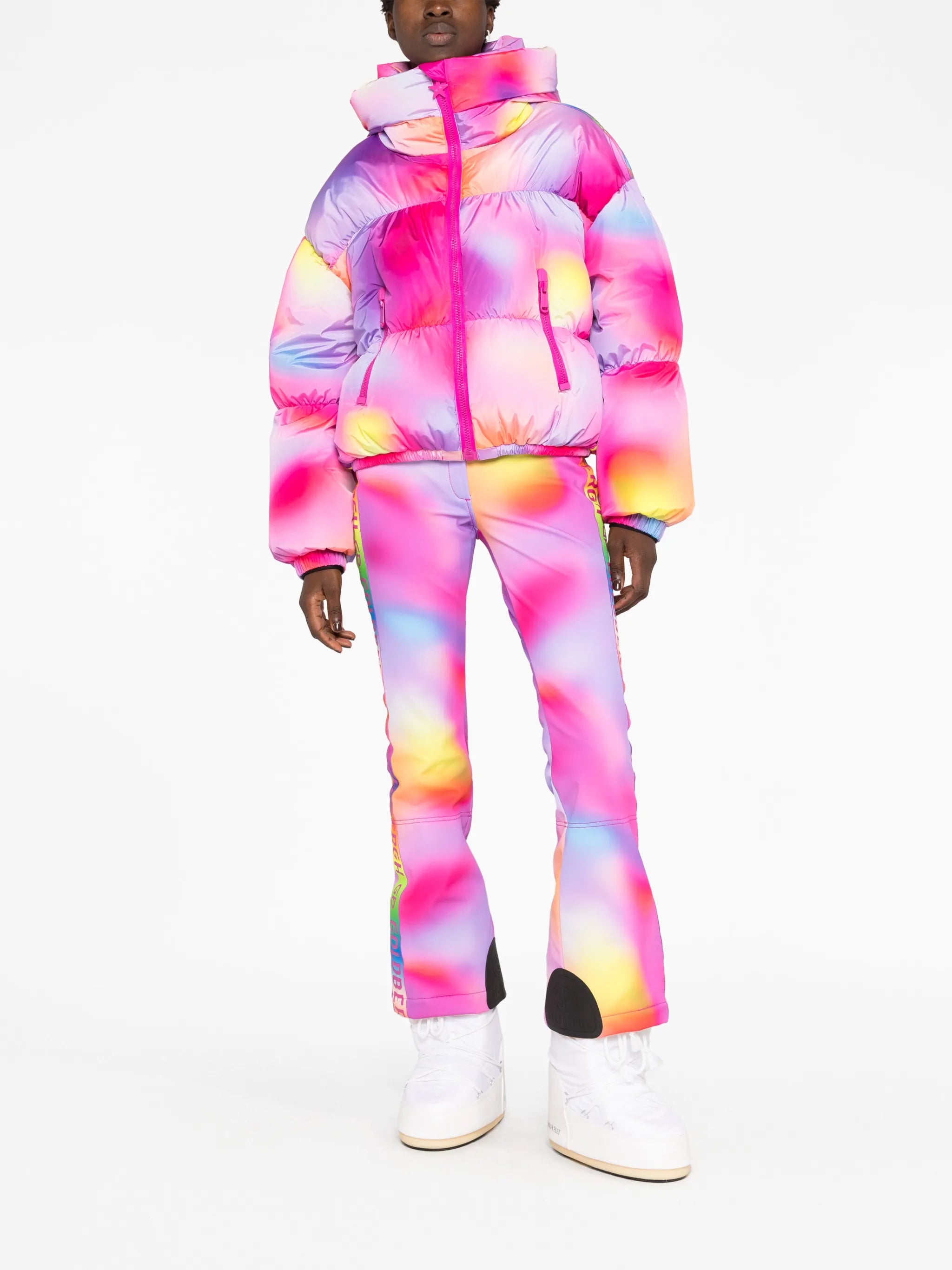 Supernova heatmap-print ski jacket
