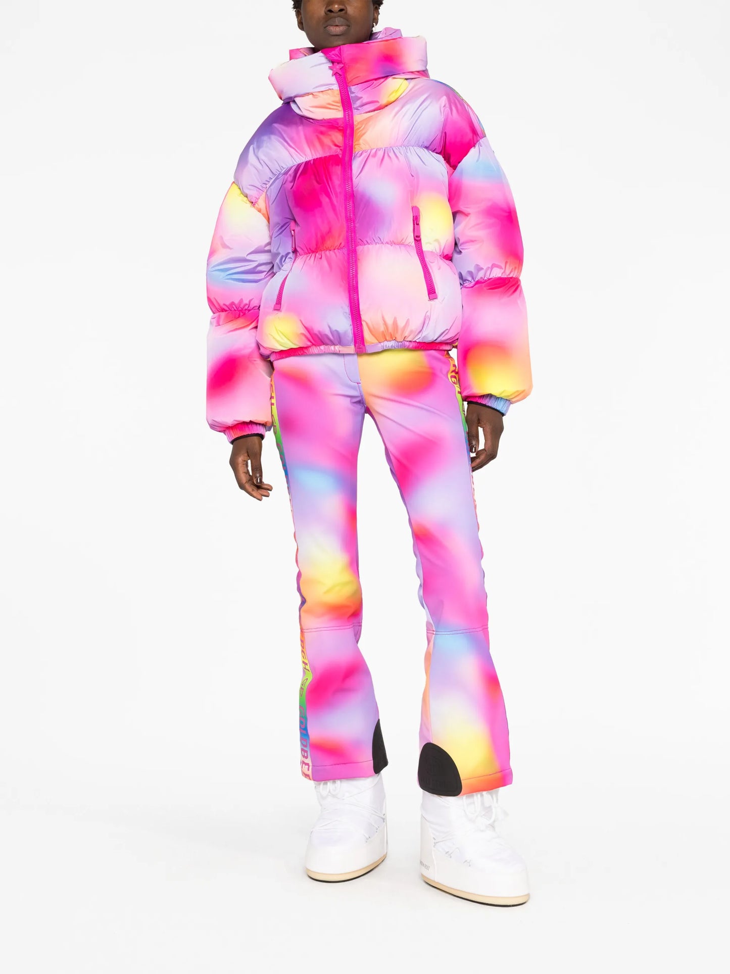 Supernova heatmap-print ski jacket
