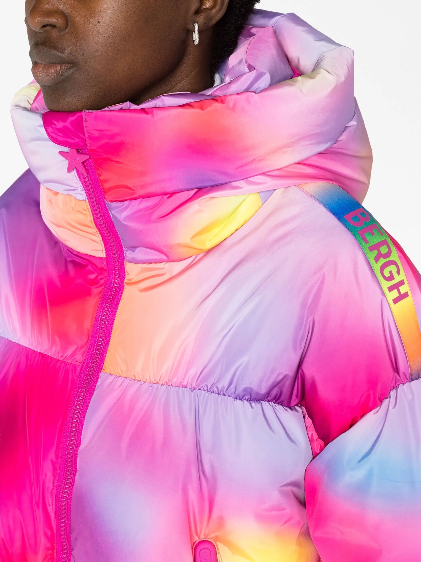 Supernova heatmap-print ski jacket
