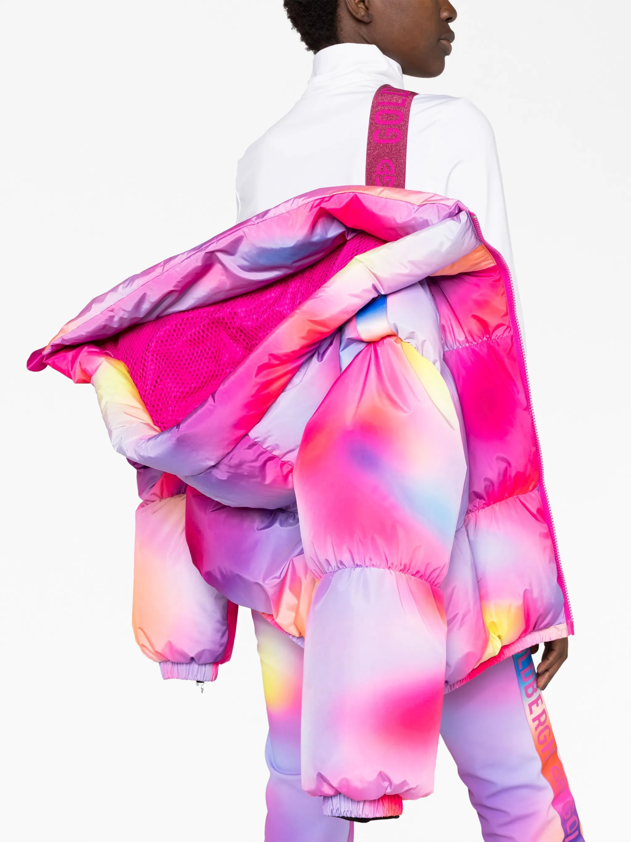 Supernova heatmap-print ski jacket