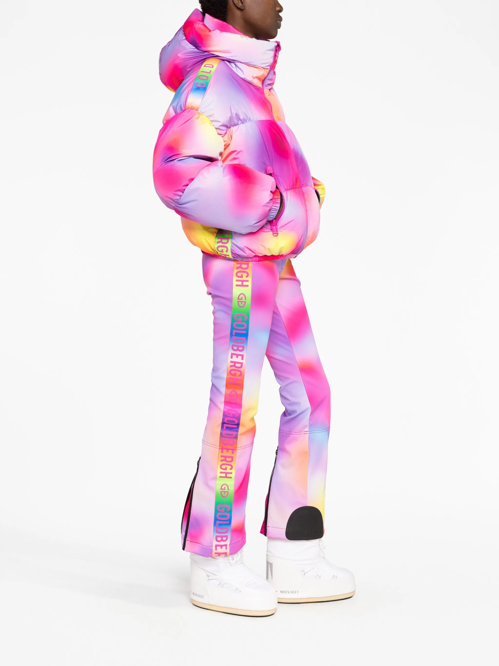 Supernova heatmap-print ski jacket