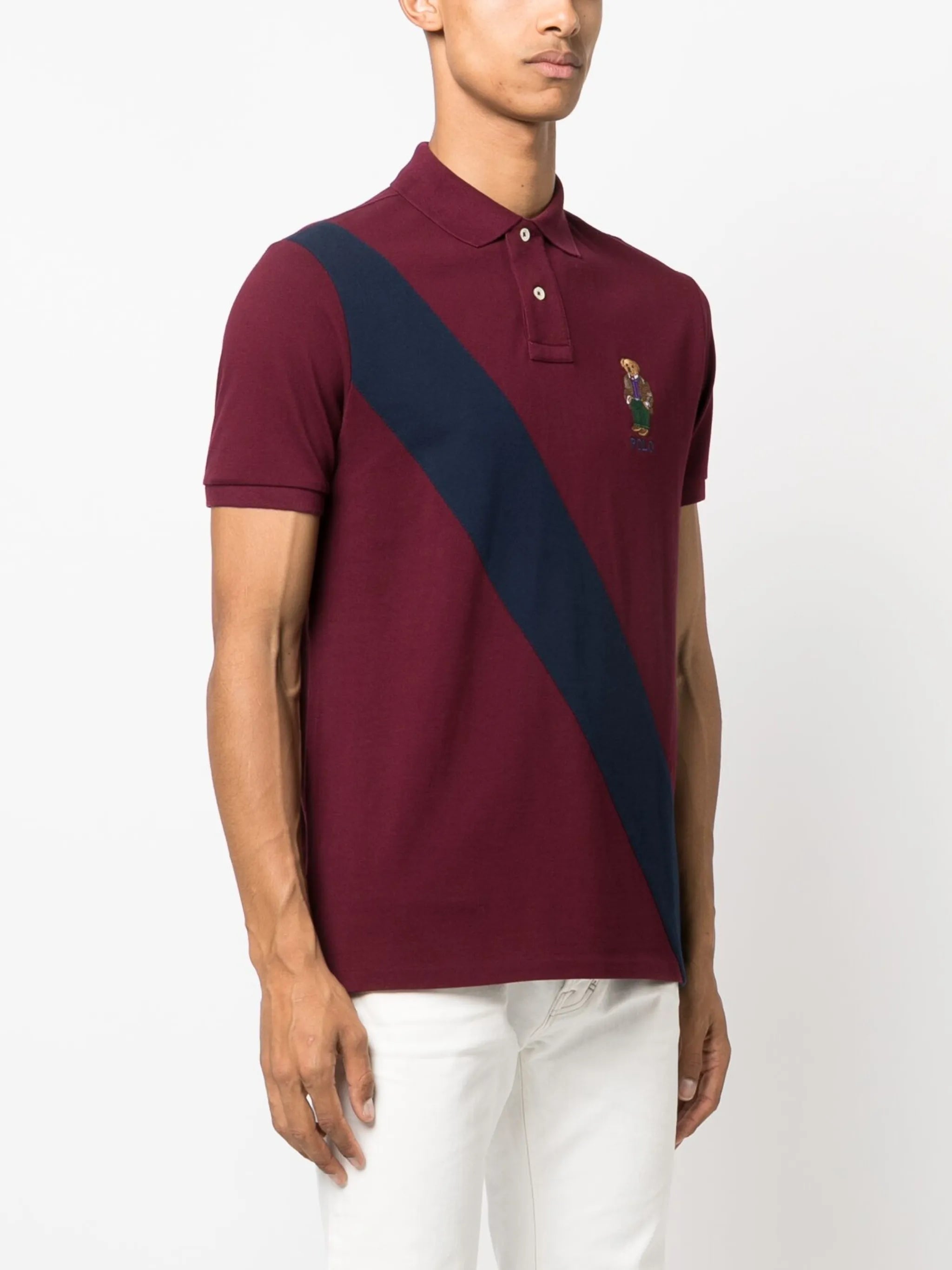 Polo Bear cotton polo shirt