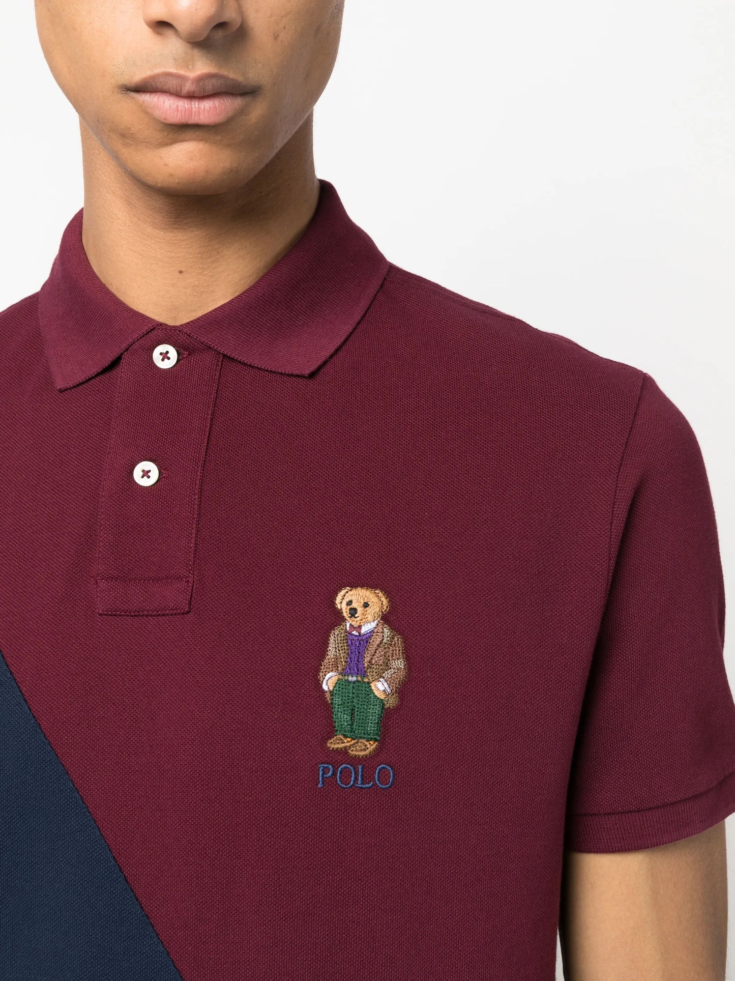 Polo Bear cotton polo shirt
