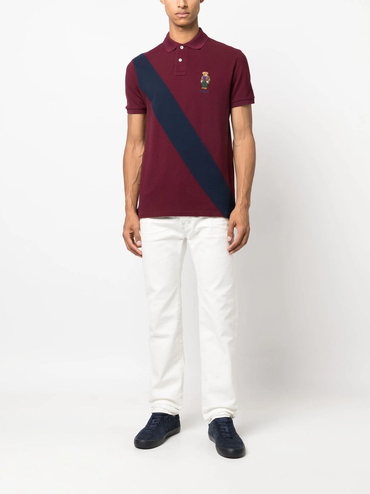 Polo Bear cotton polo shirt