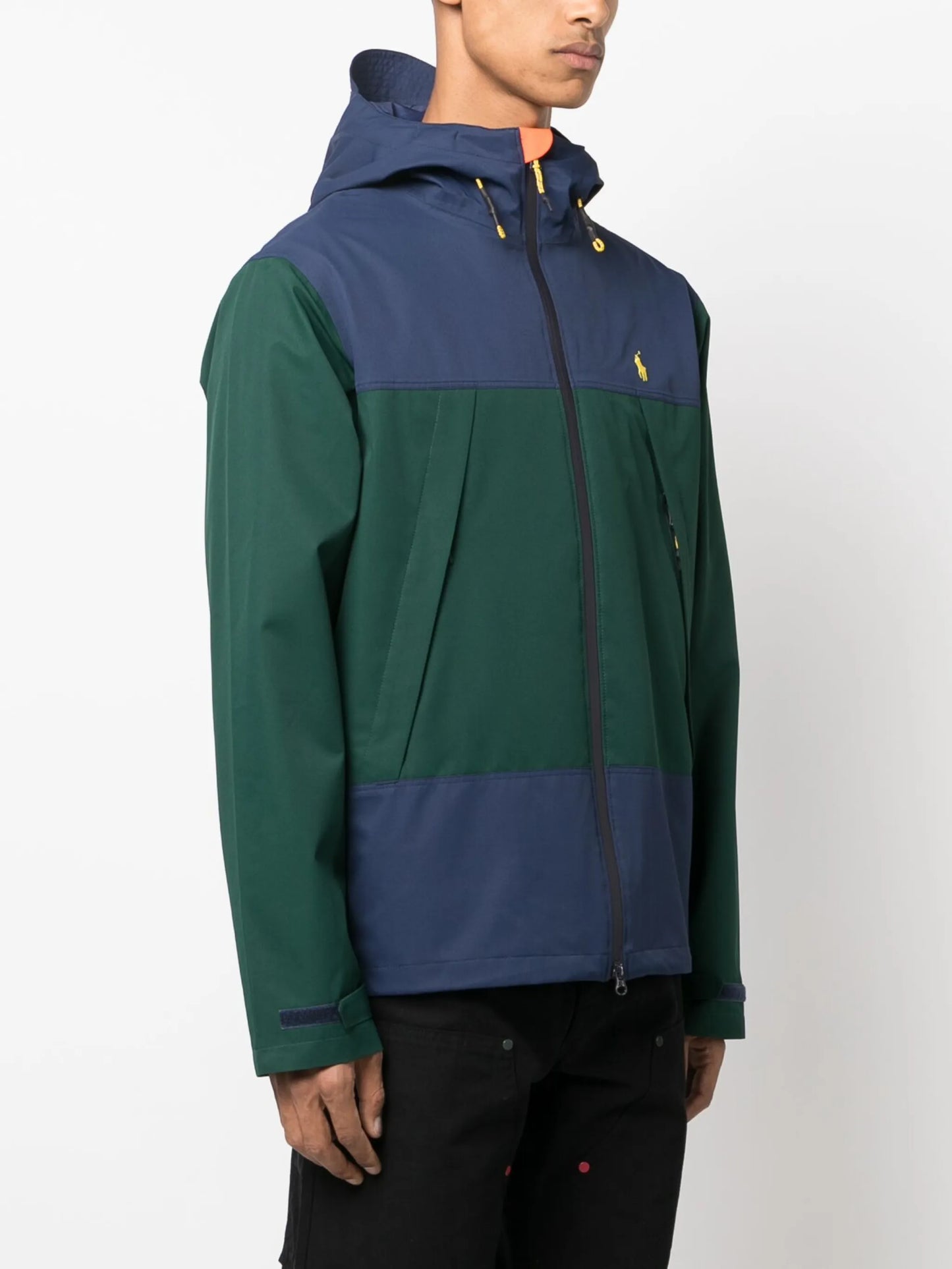water-resistant hooded jacket