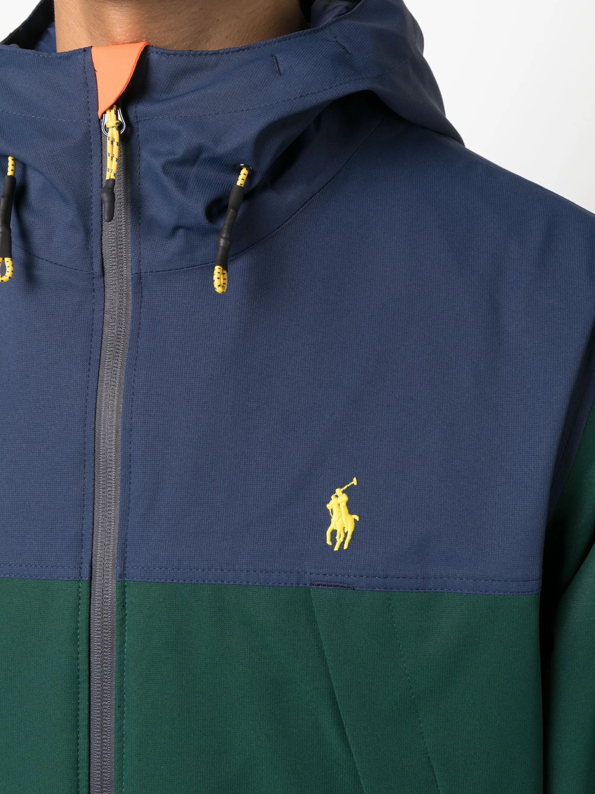 water-resistant hooded jacket