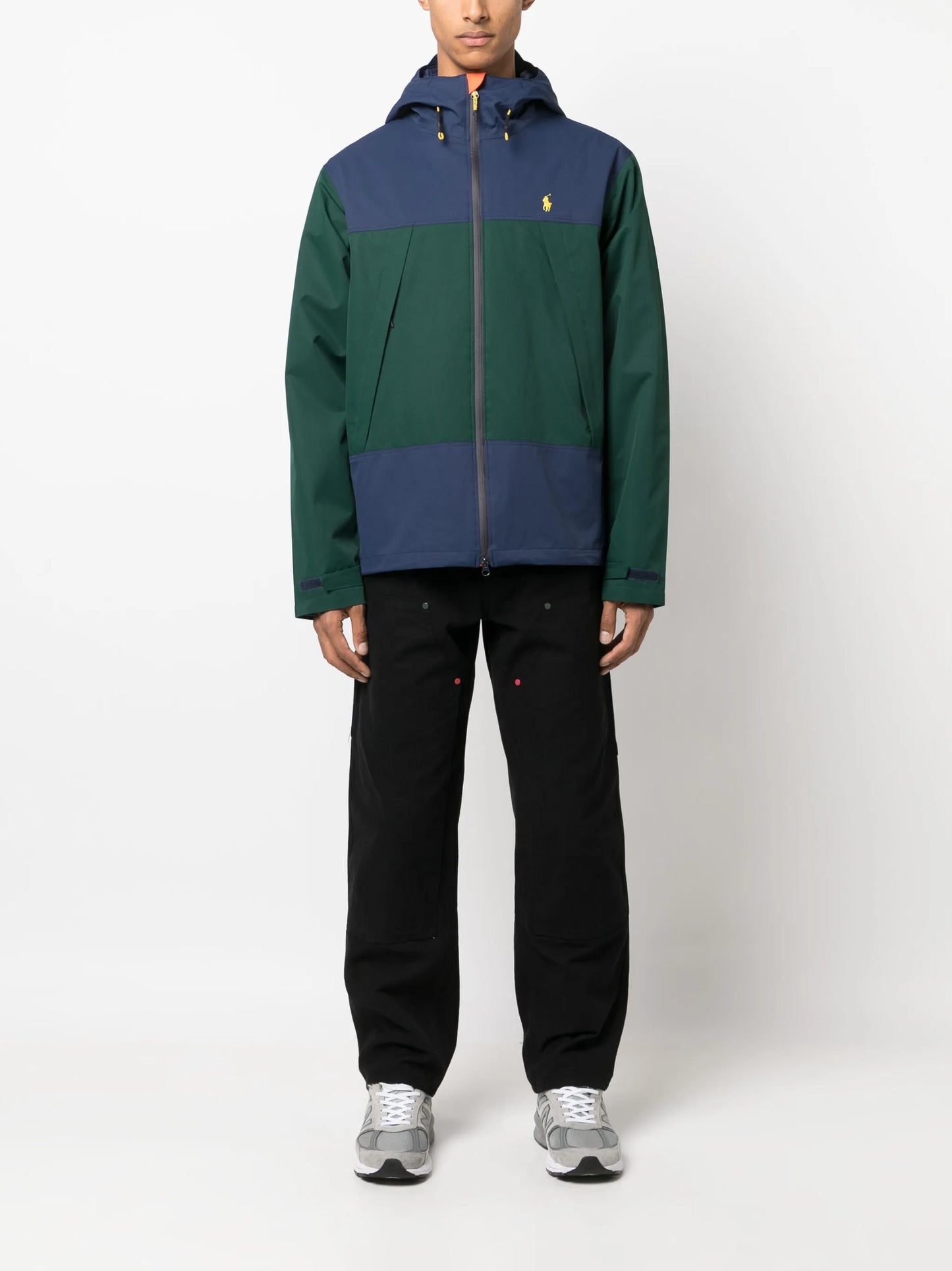 water-resistant hooded jacket