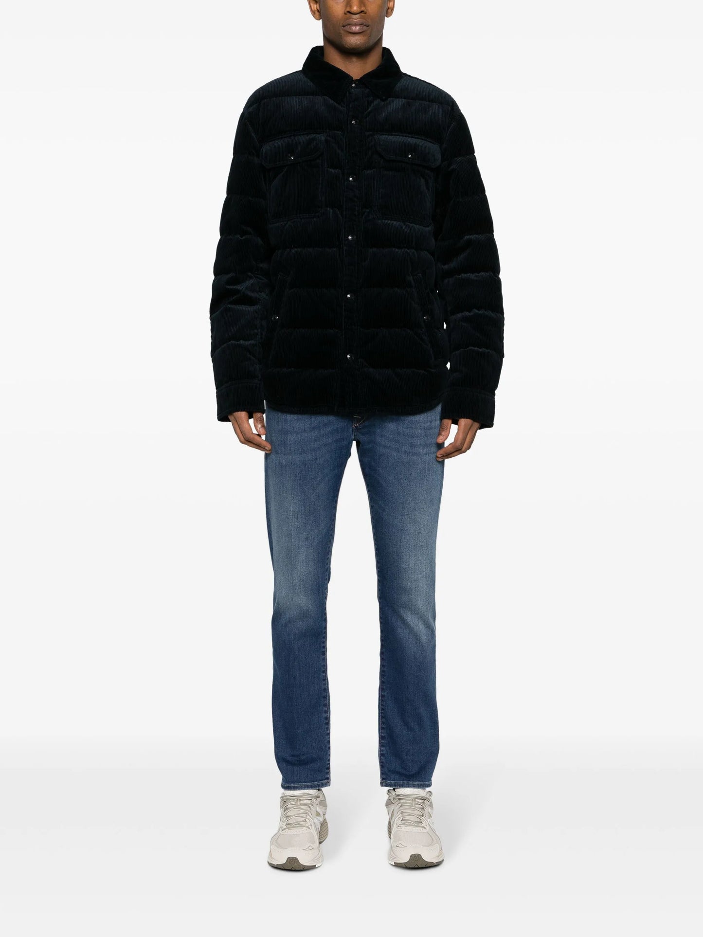 logo-patch padded-design jacket