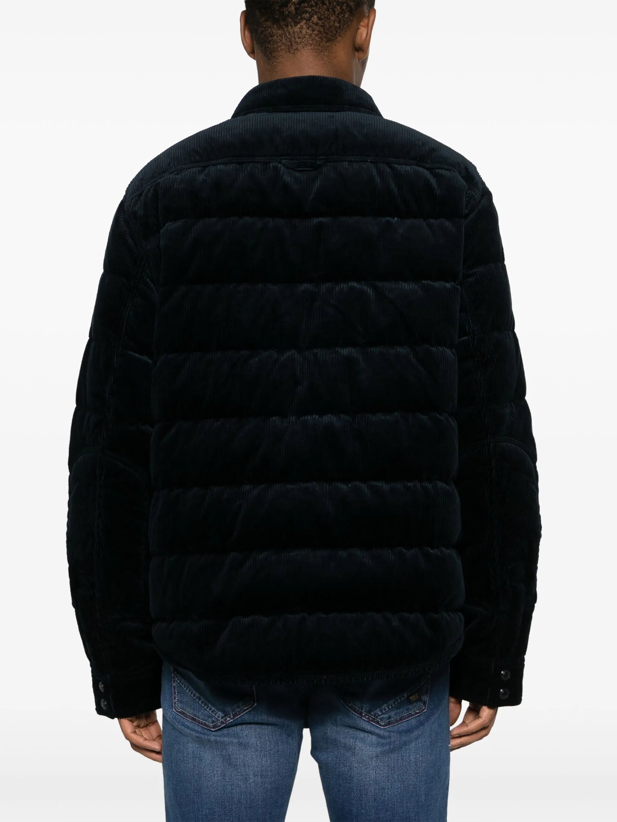 logo-patch padded-design jacket
