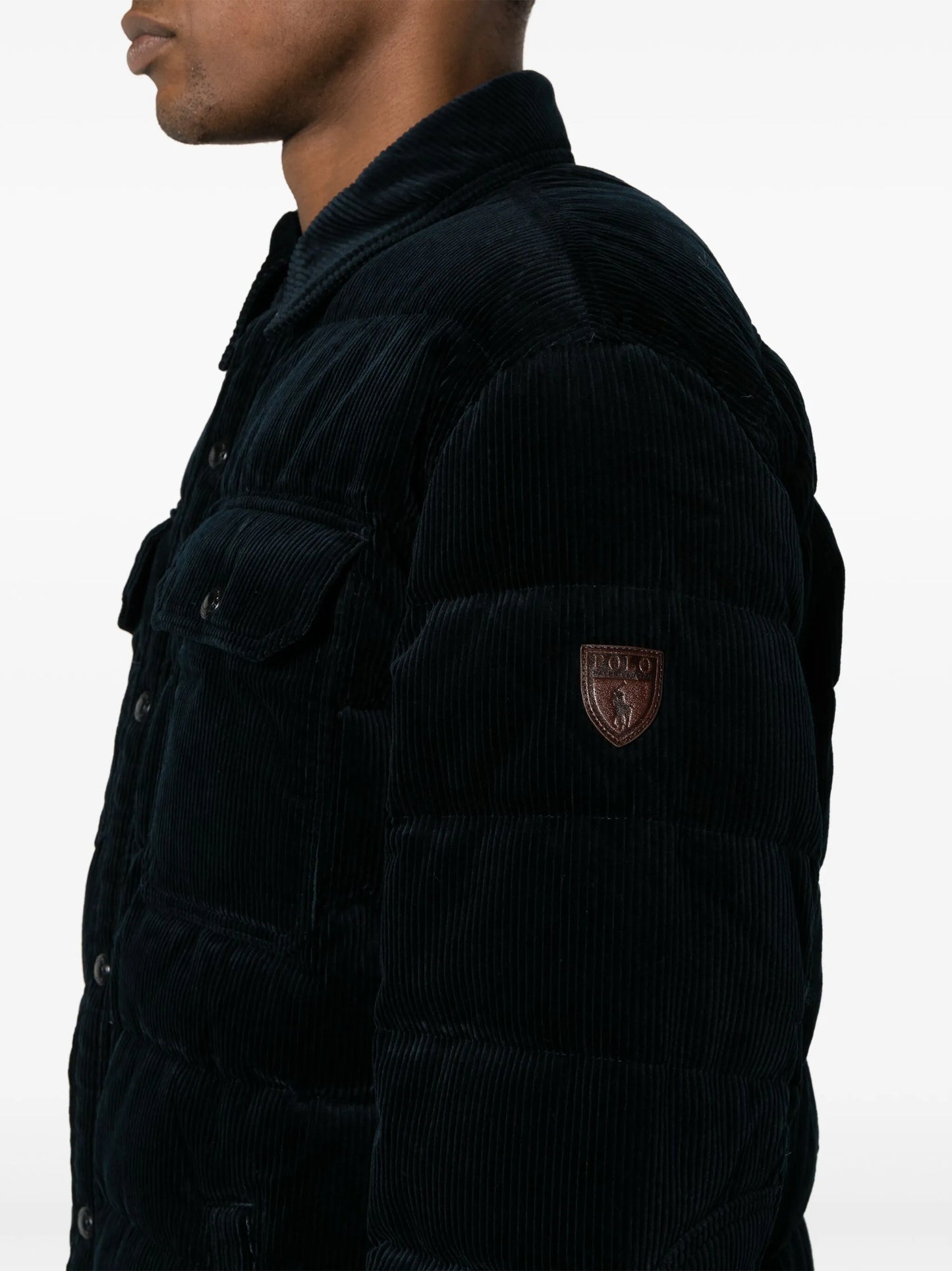 logo-patch padded-design jacket