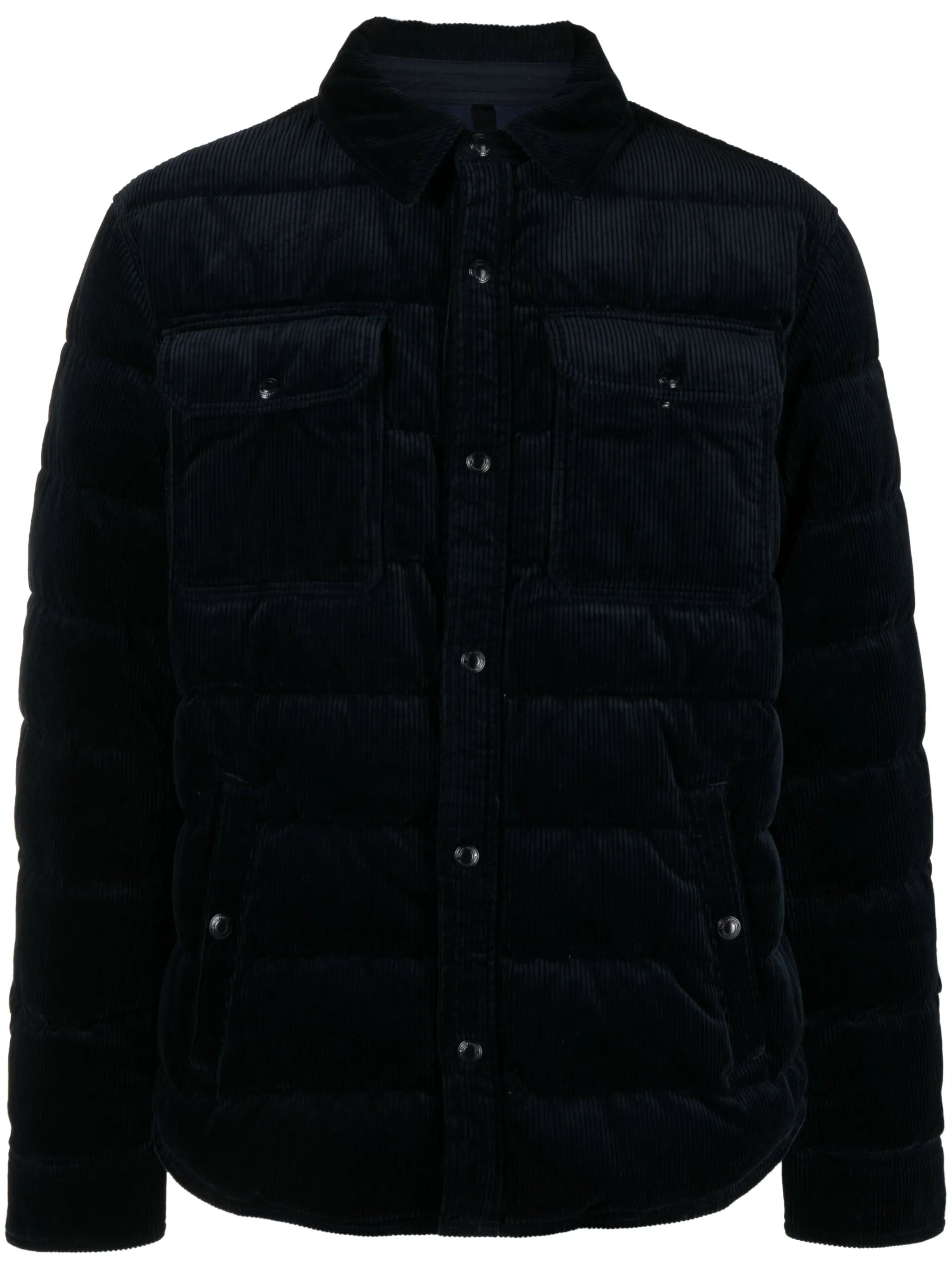 logo-patch padded-design jacket