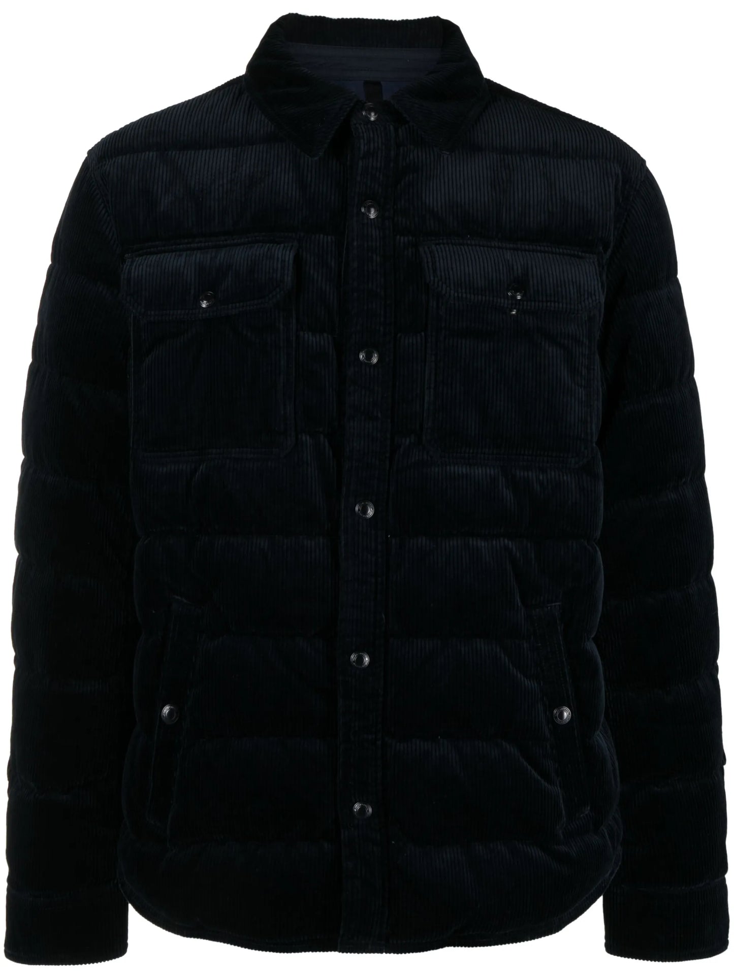 logo-patch padded-design jacket