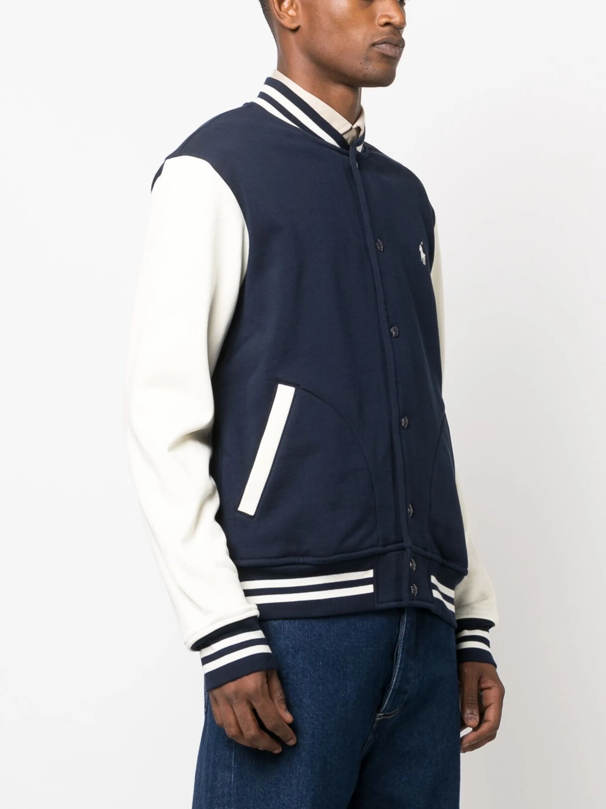 Polo Pony cotton-blend varsity jacket