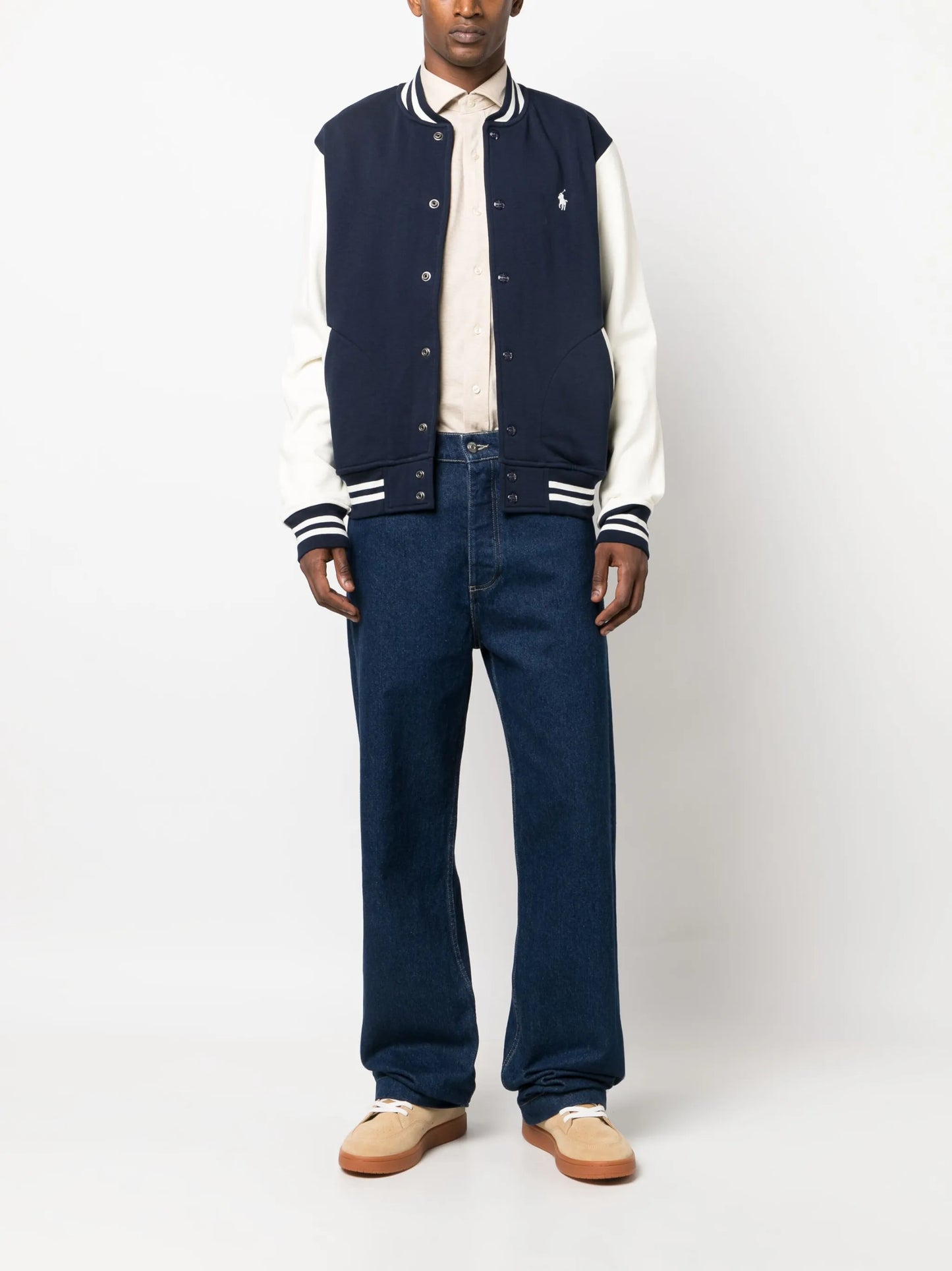 Polo Pony cotton-blend varsity jacket