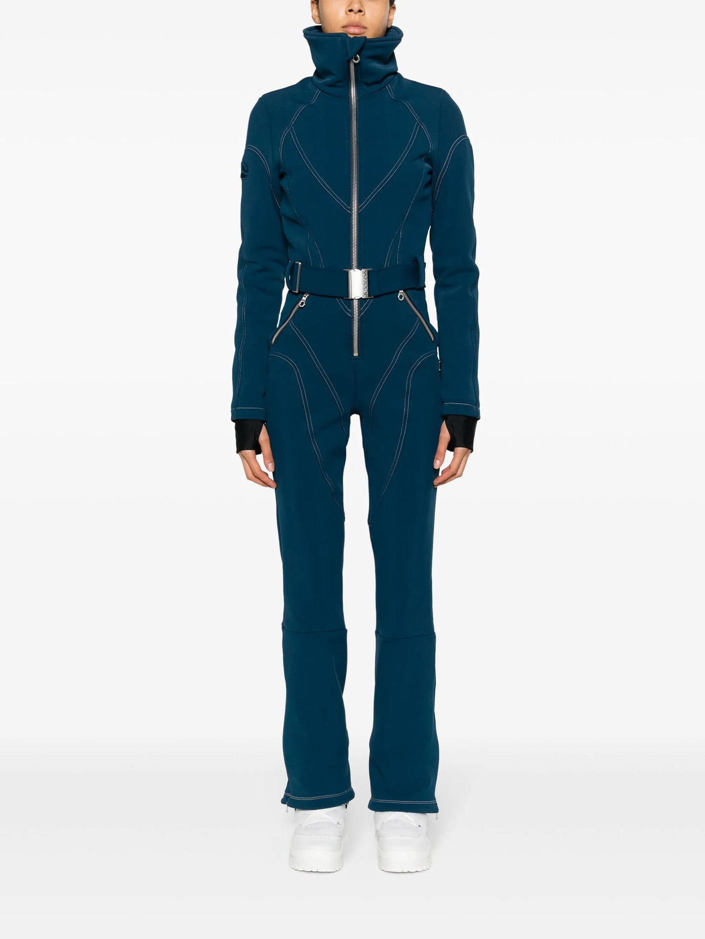 Huracán belted ski jumpsuit