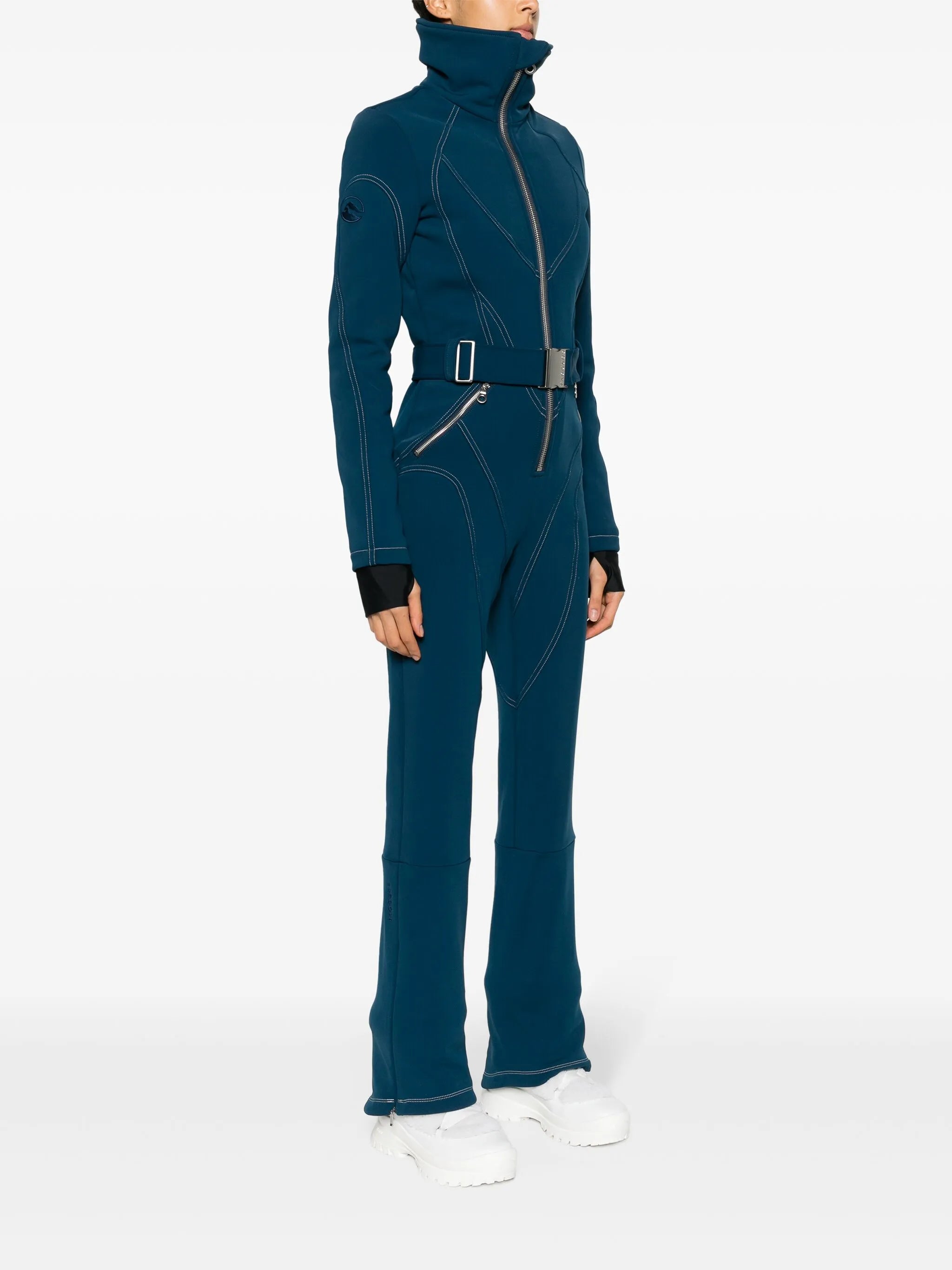 Huracán belted ski jumpsuit