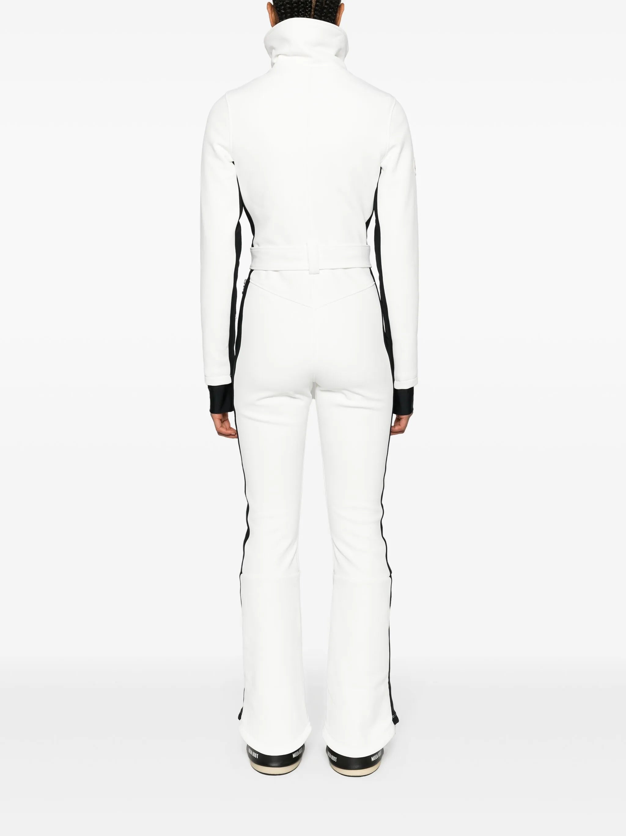 OTB logo-patch belted ski suit