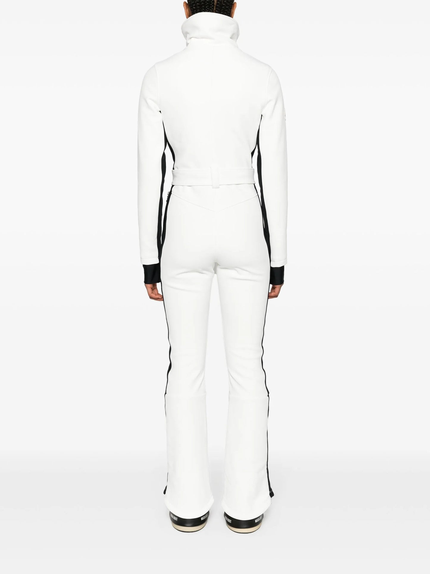 OTB logo-patch belted ski suit