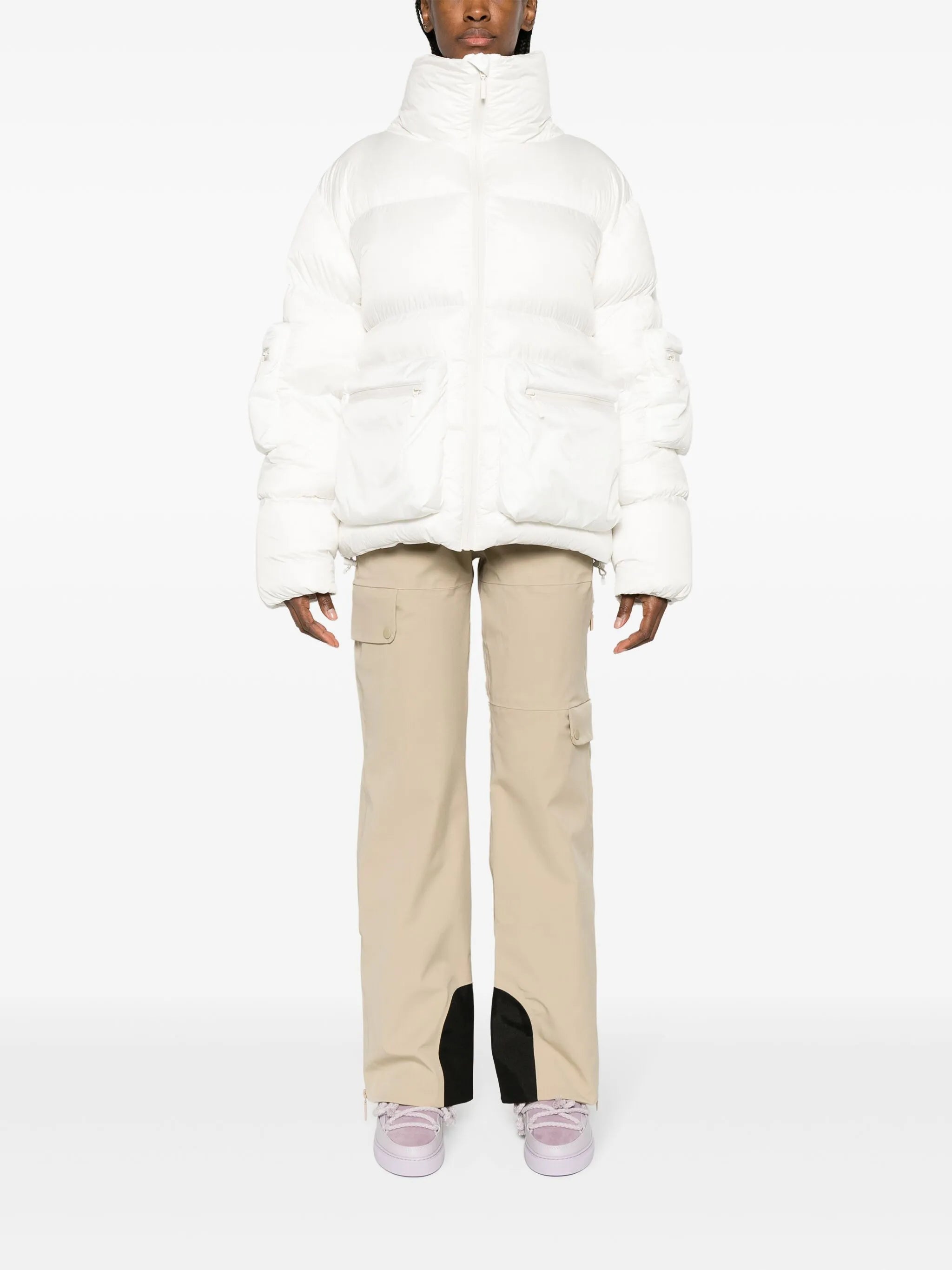 Mogul quilted ski jacket