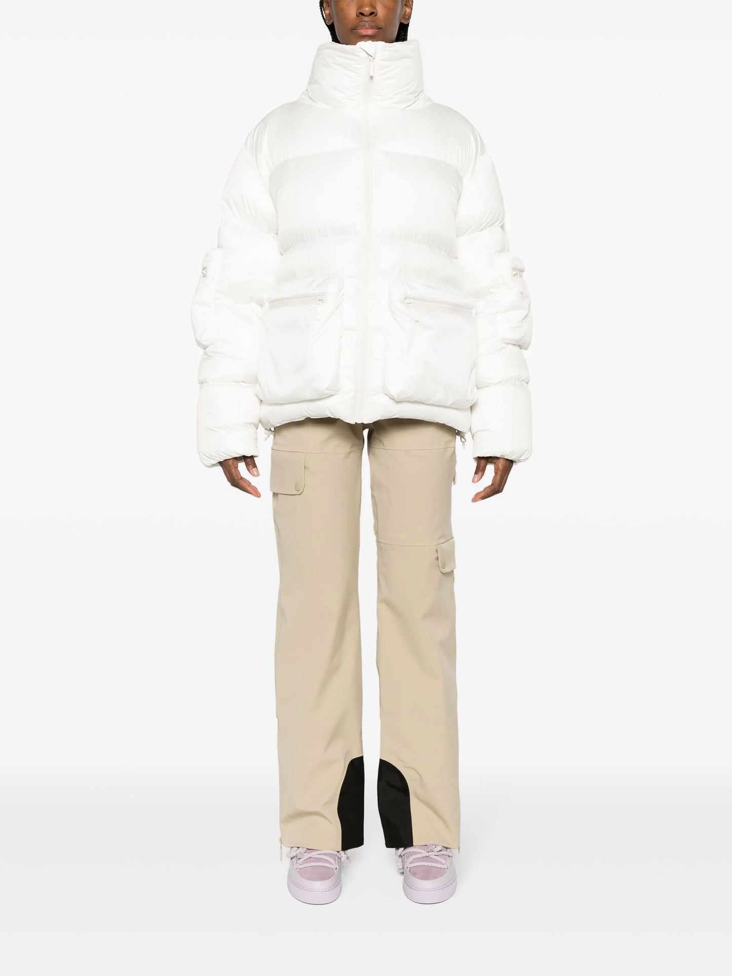 Mogul quilted ski jacket